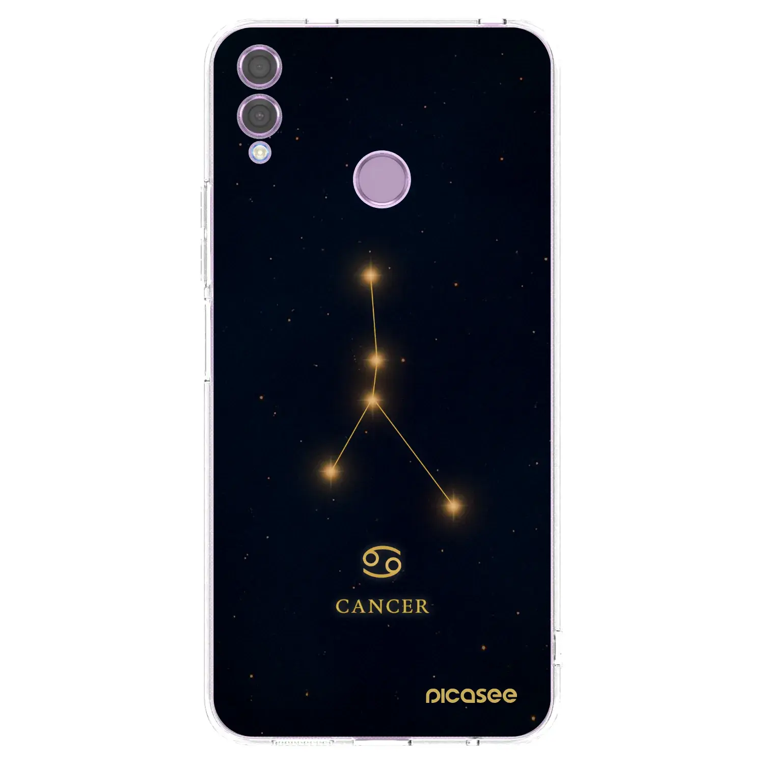 Silikonový průhledný obal pro Honor 8X - CANCER