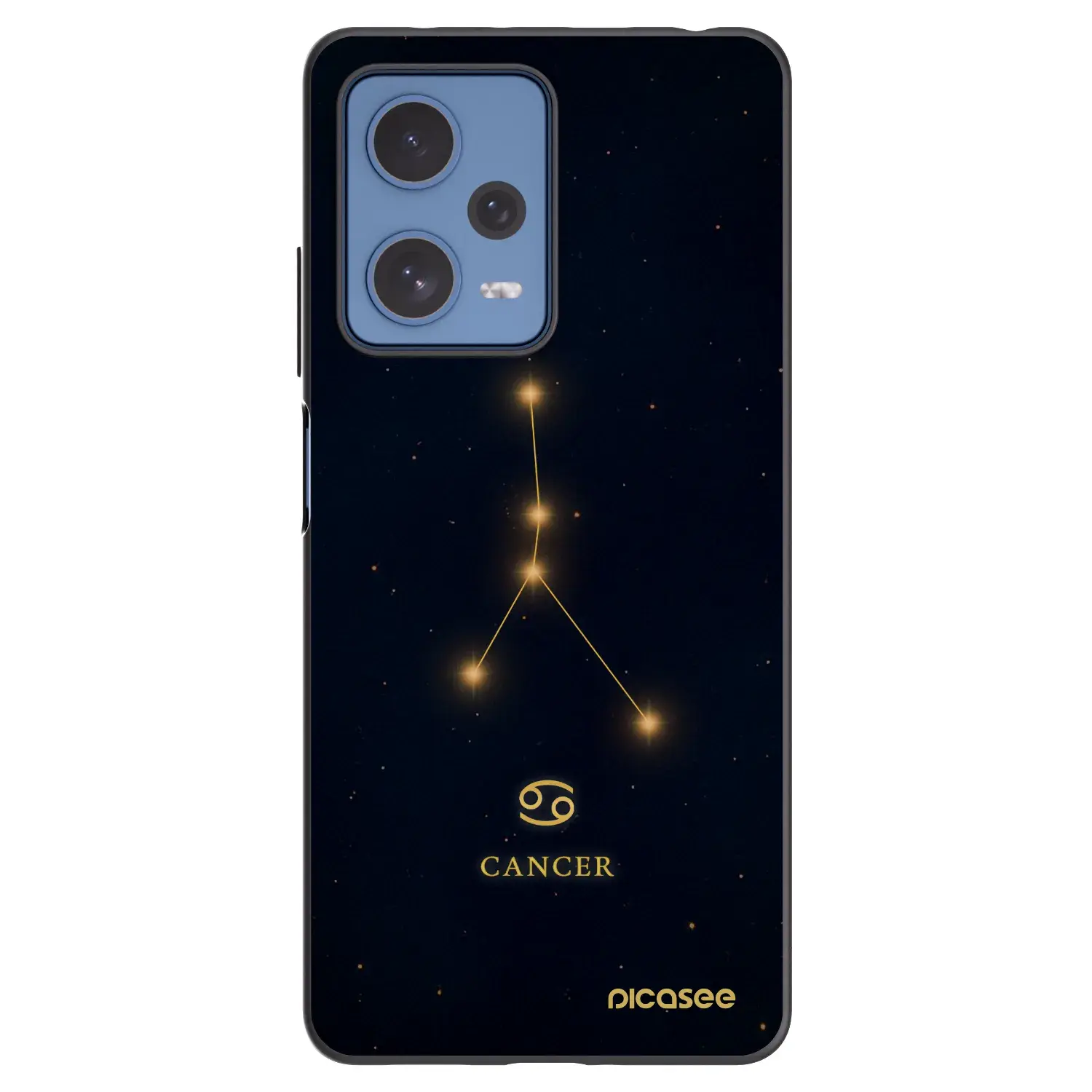 Silikonový černý obal pro Xiaomi Redmi Note 12 Pro 5G - CANCER