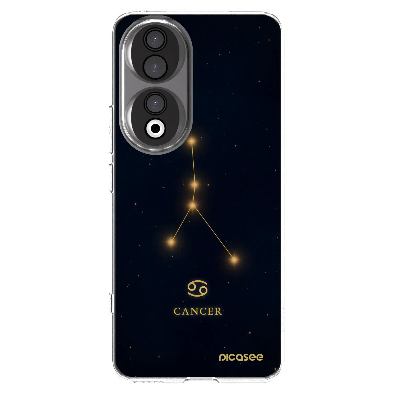 Silikonový průhledný obal pro Honor 90 5G - CANCER