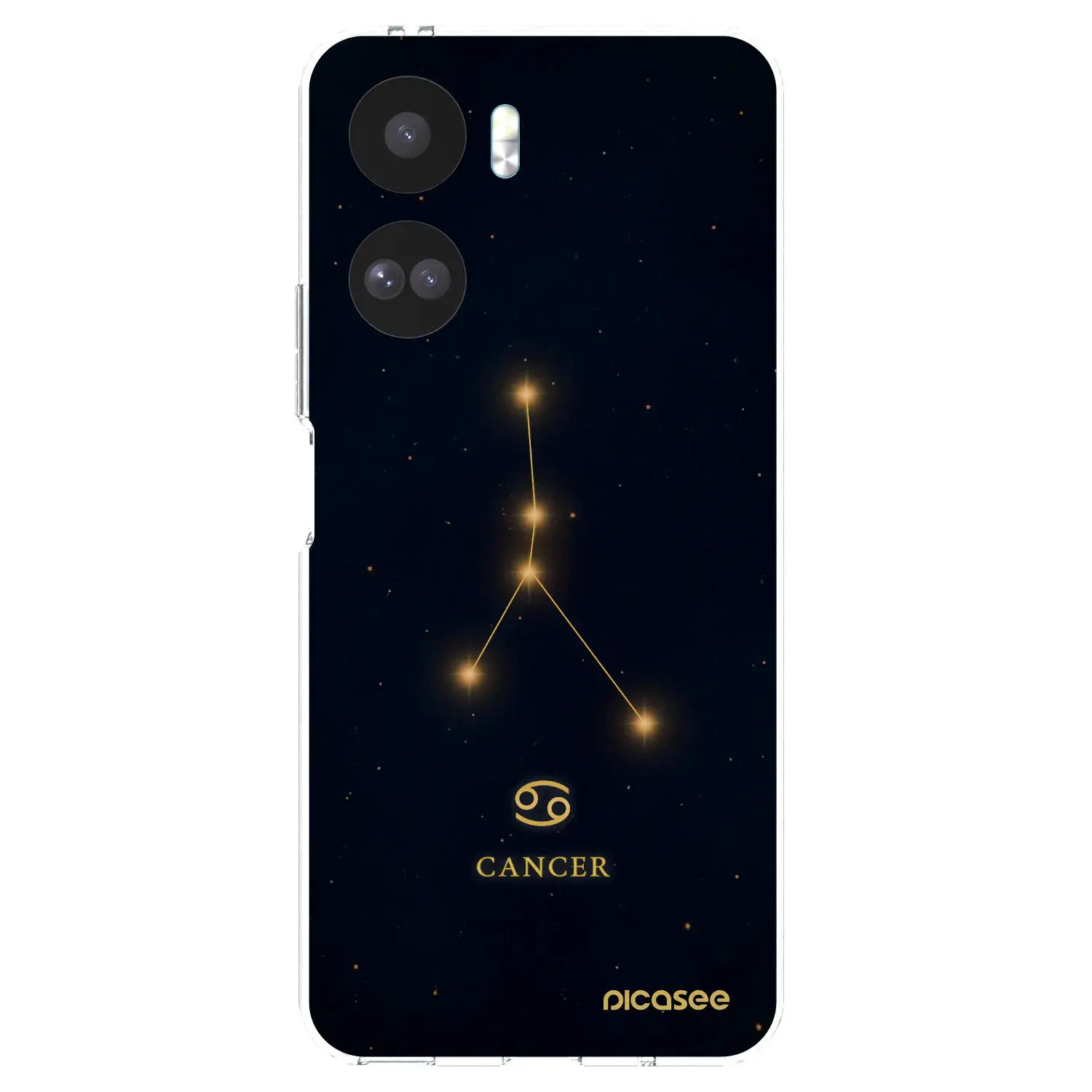 Silikonový průhledný obal pro Honor 90 Lite 5G - CANCER