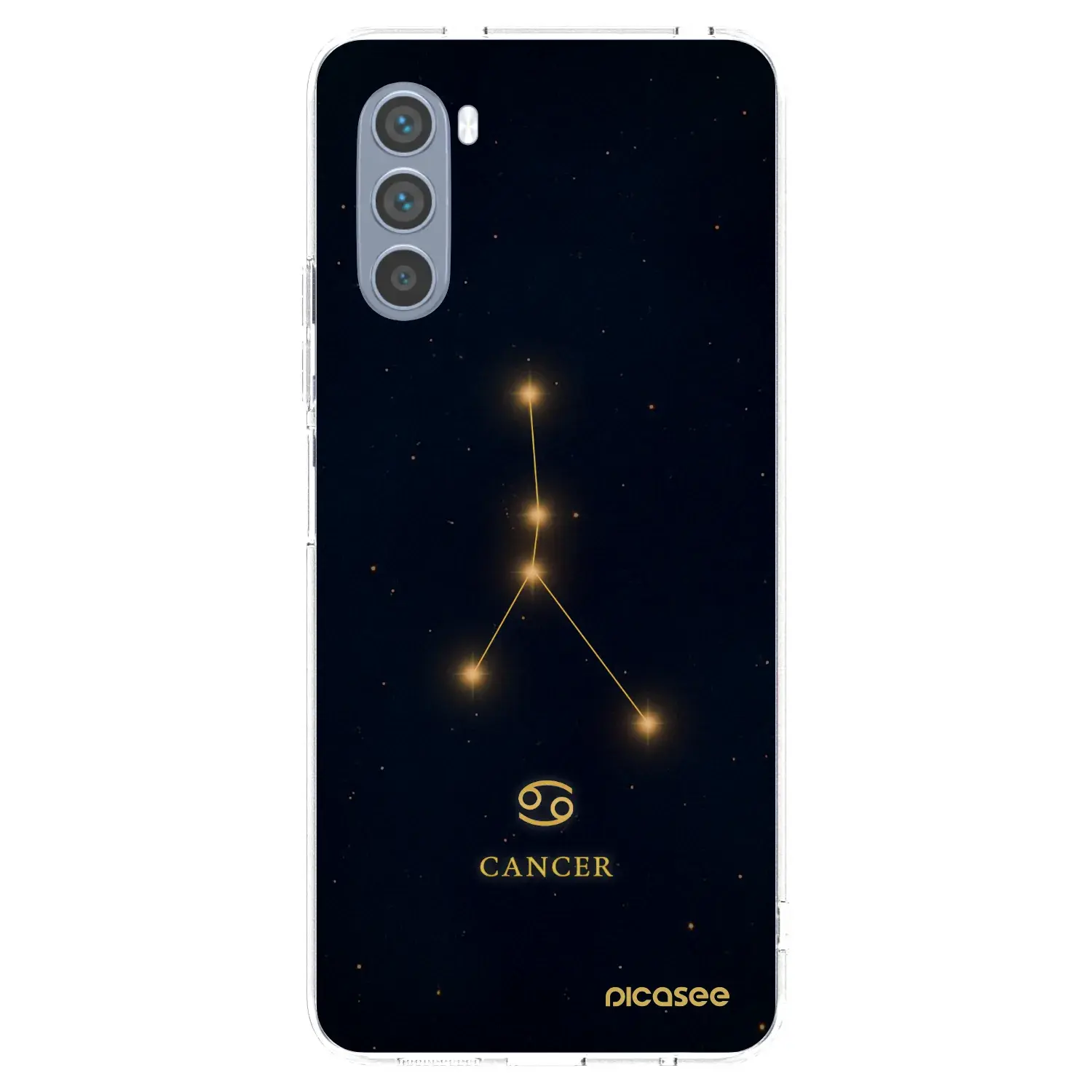 Silikonový průhledný obal pro Motorola Moto G62 - CANCER