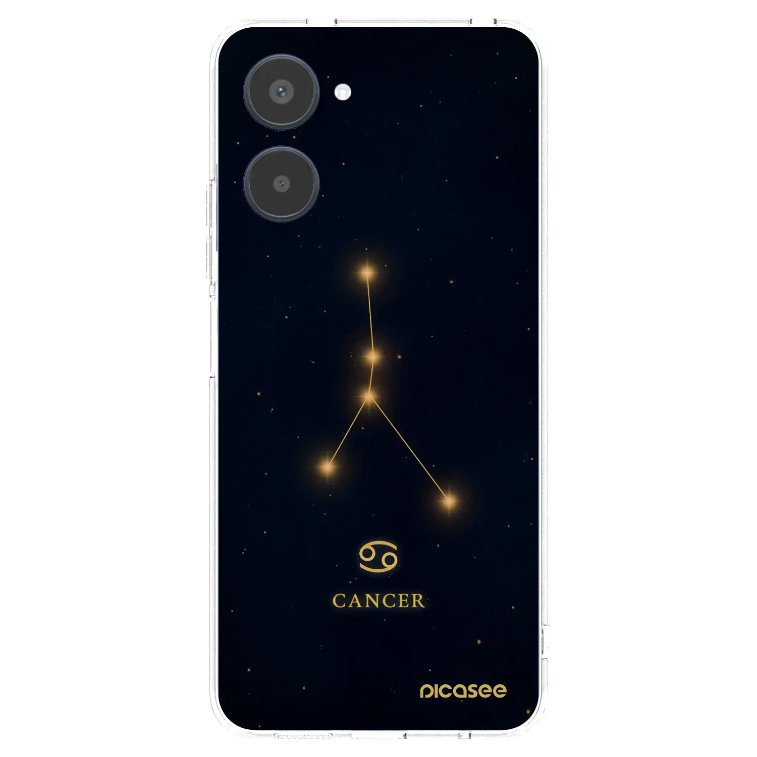 Silikonový průhledný obal pro Realme 10 4G - CANCER