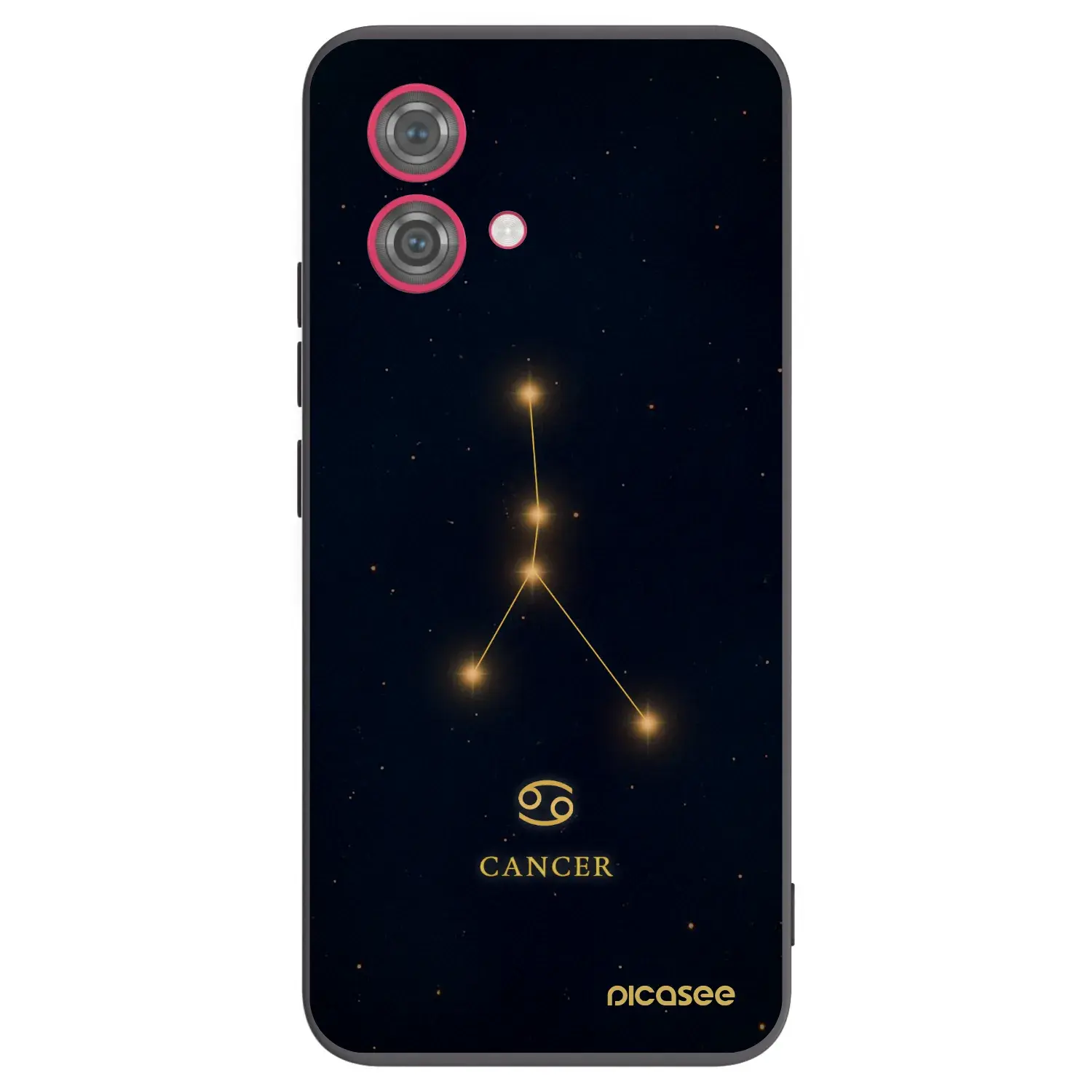 Silikonový černý obal pro Motorola Moto G84 5G - CANCER