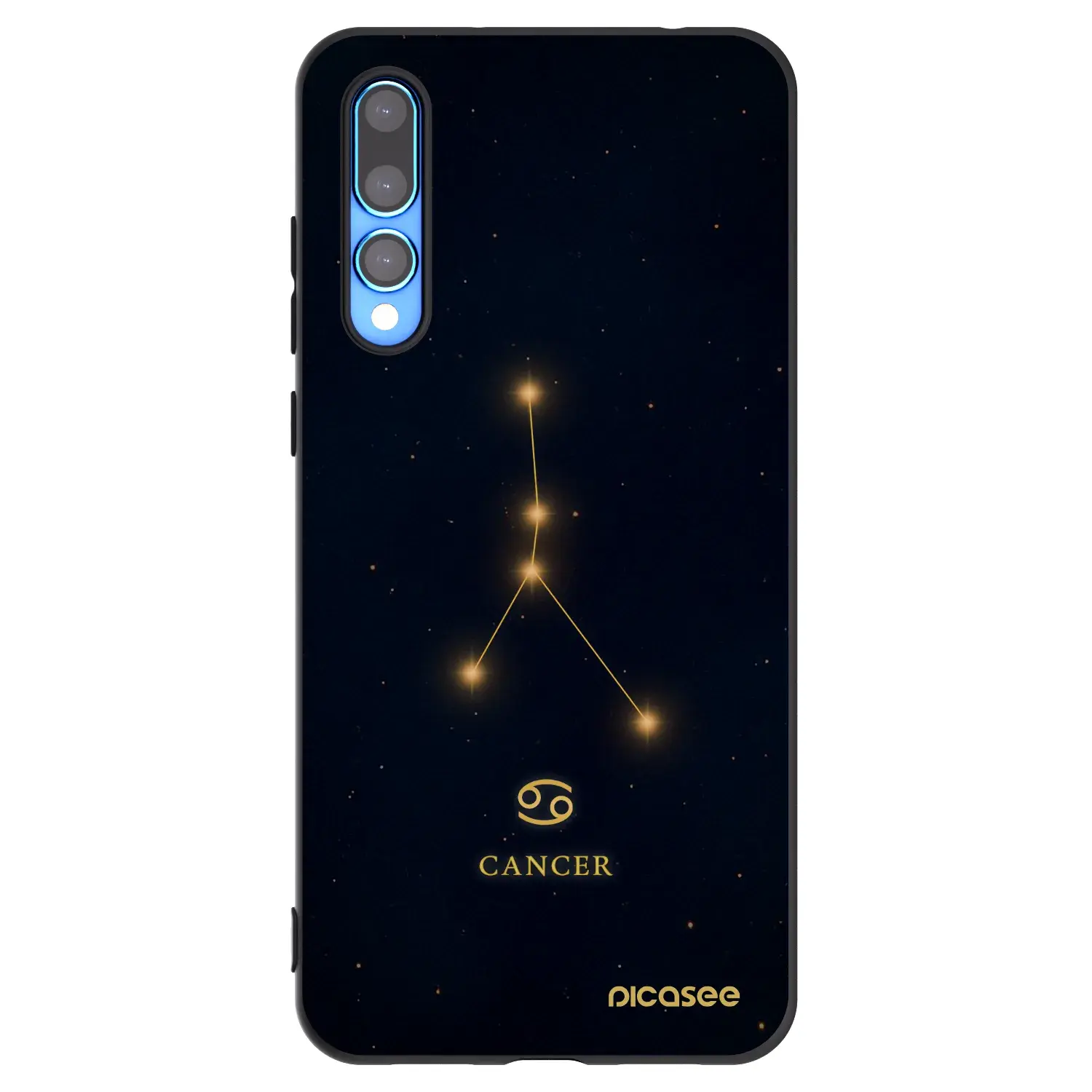 Silikonový černý obal pro Huawei P20 Pro - CANCER