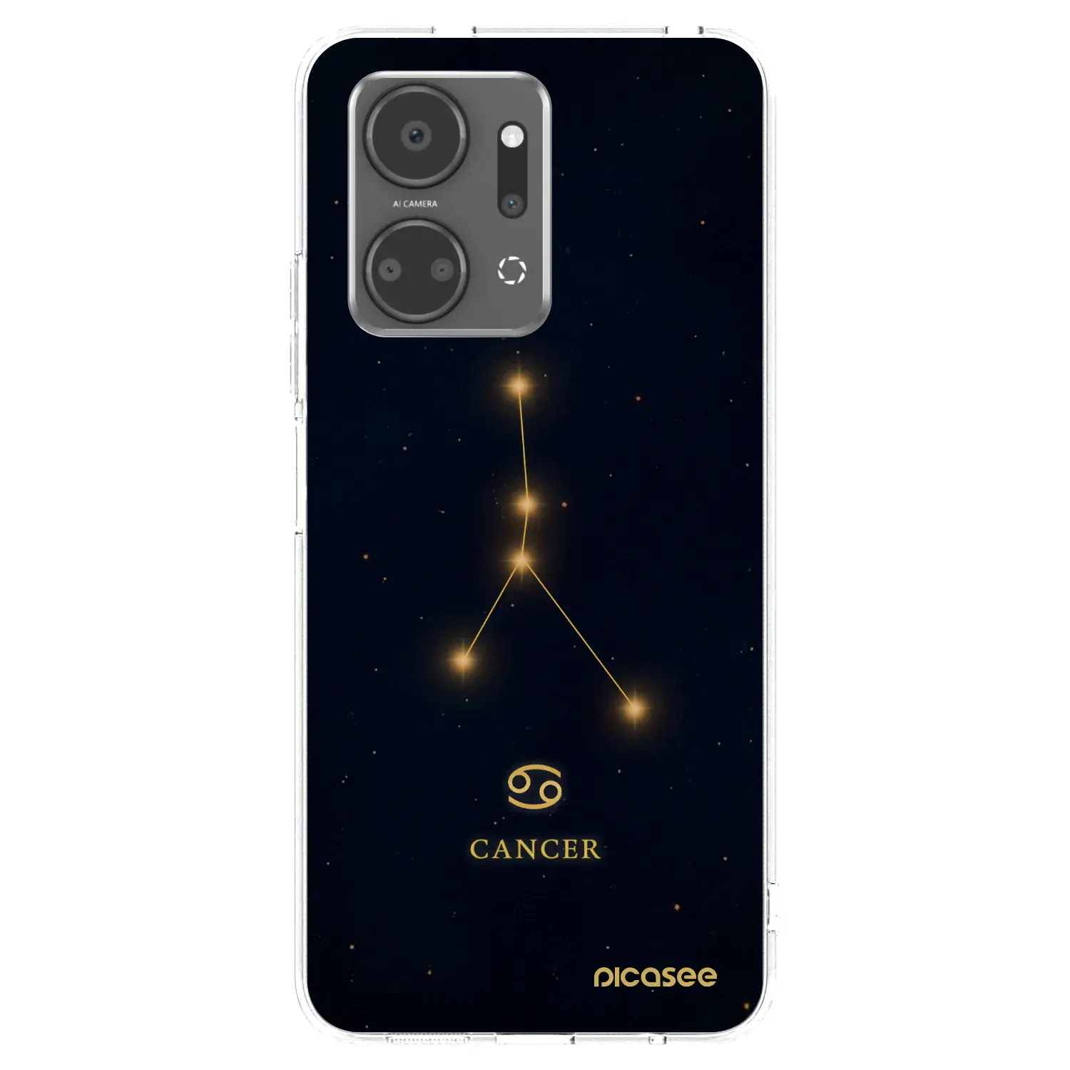 Silikonový průhledný obal pro Honor X7a - CANCER