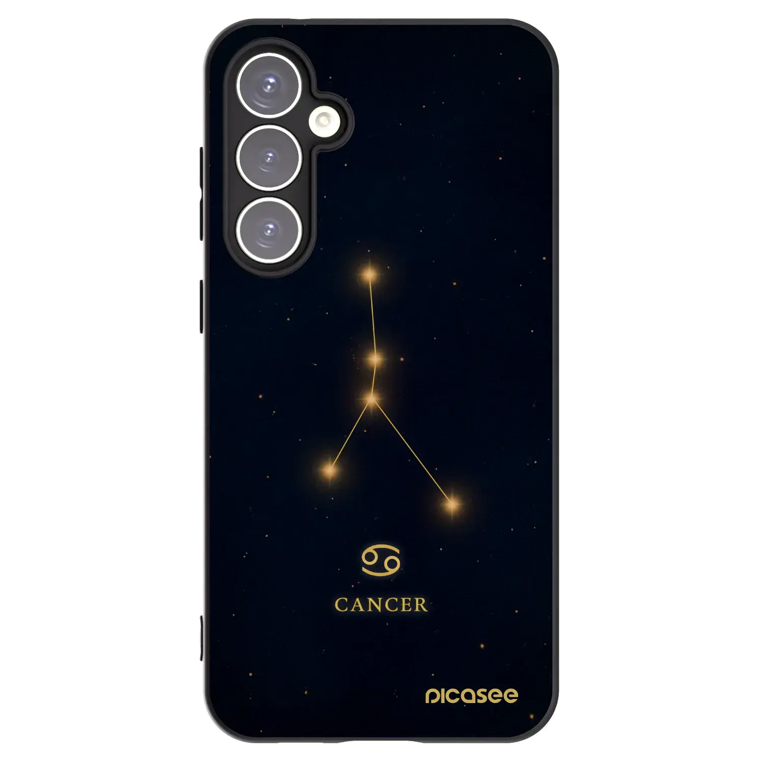 Silikonový černý obal pro Samsung Galaxy S23 FE S711B - CANCER