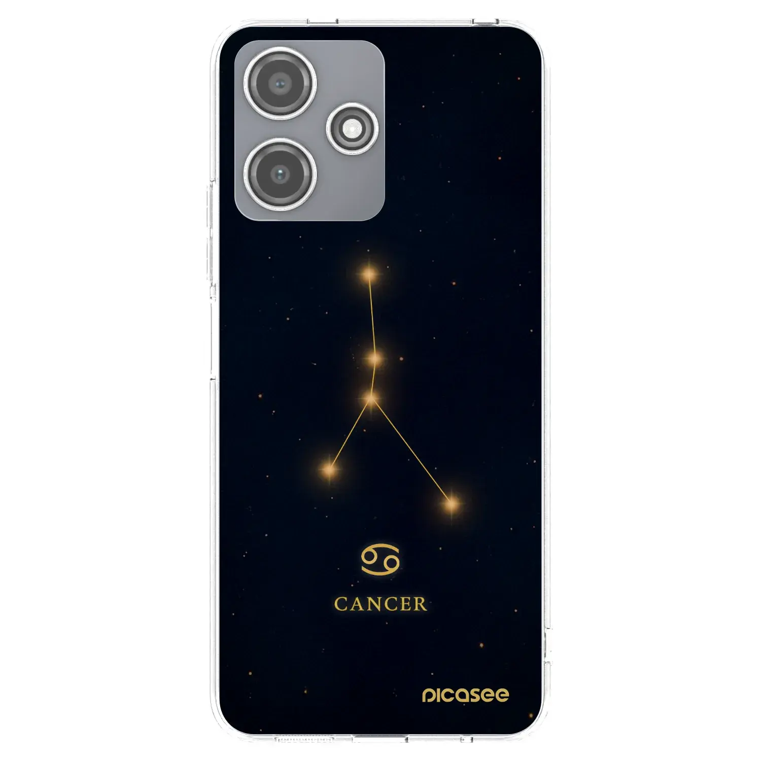 Silikonový průhledný obal pro Xiaomi Redmi 12 5G - CANCER