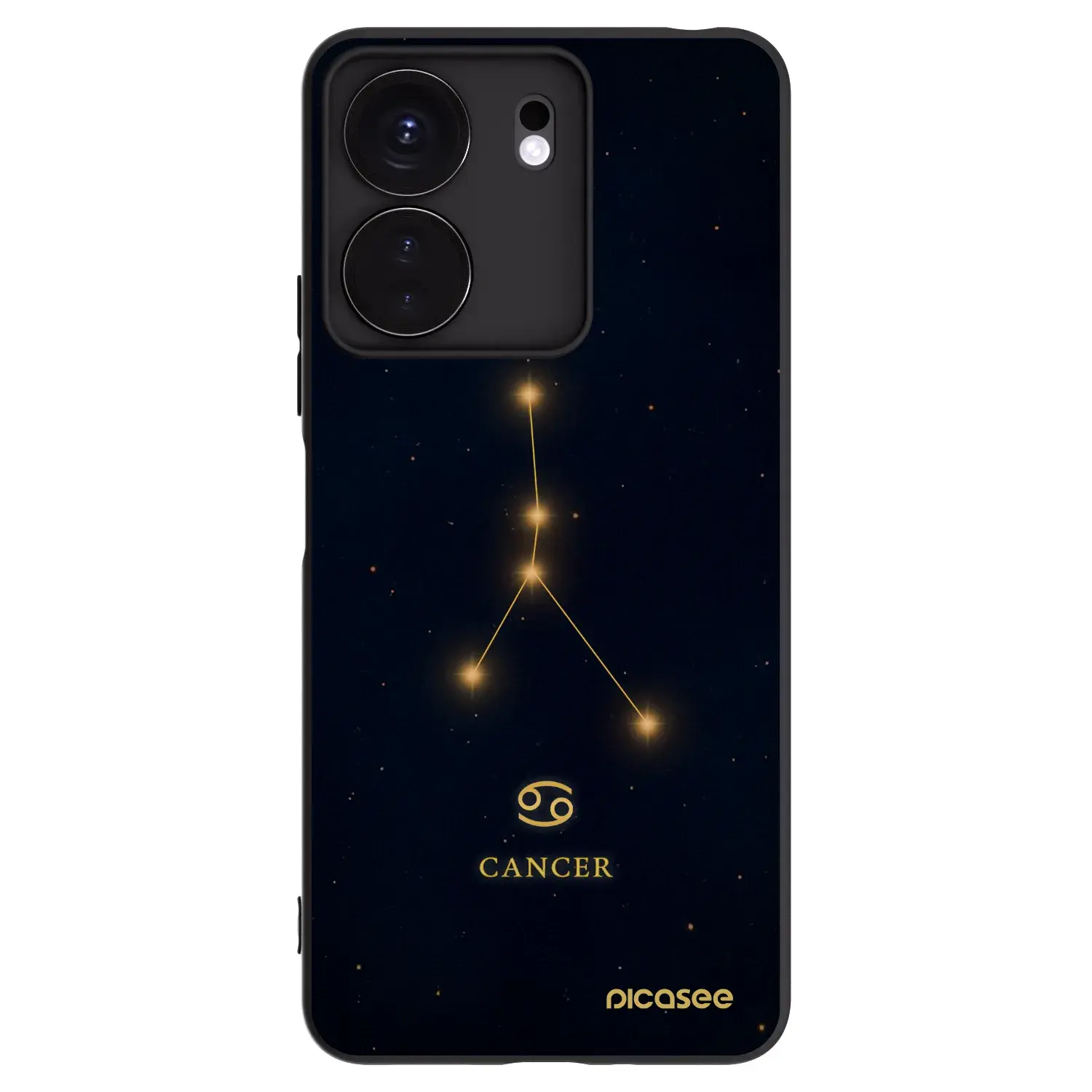 Silikonový černý obal pro Xiaomi Redmi 13C 4G - CANCER