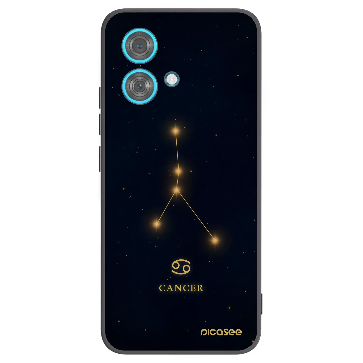 Silikonový černý obal pro Motorola Edge 40 Neo - CANCER