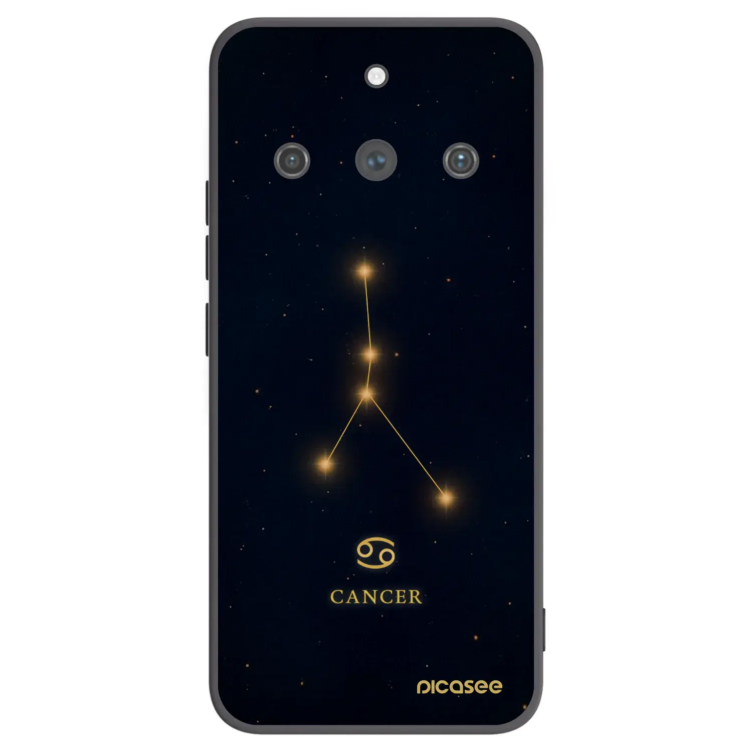 Silikonový černý obal pro Realme 11 Pro+ - CANCER