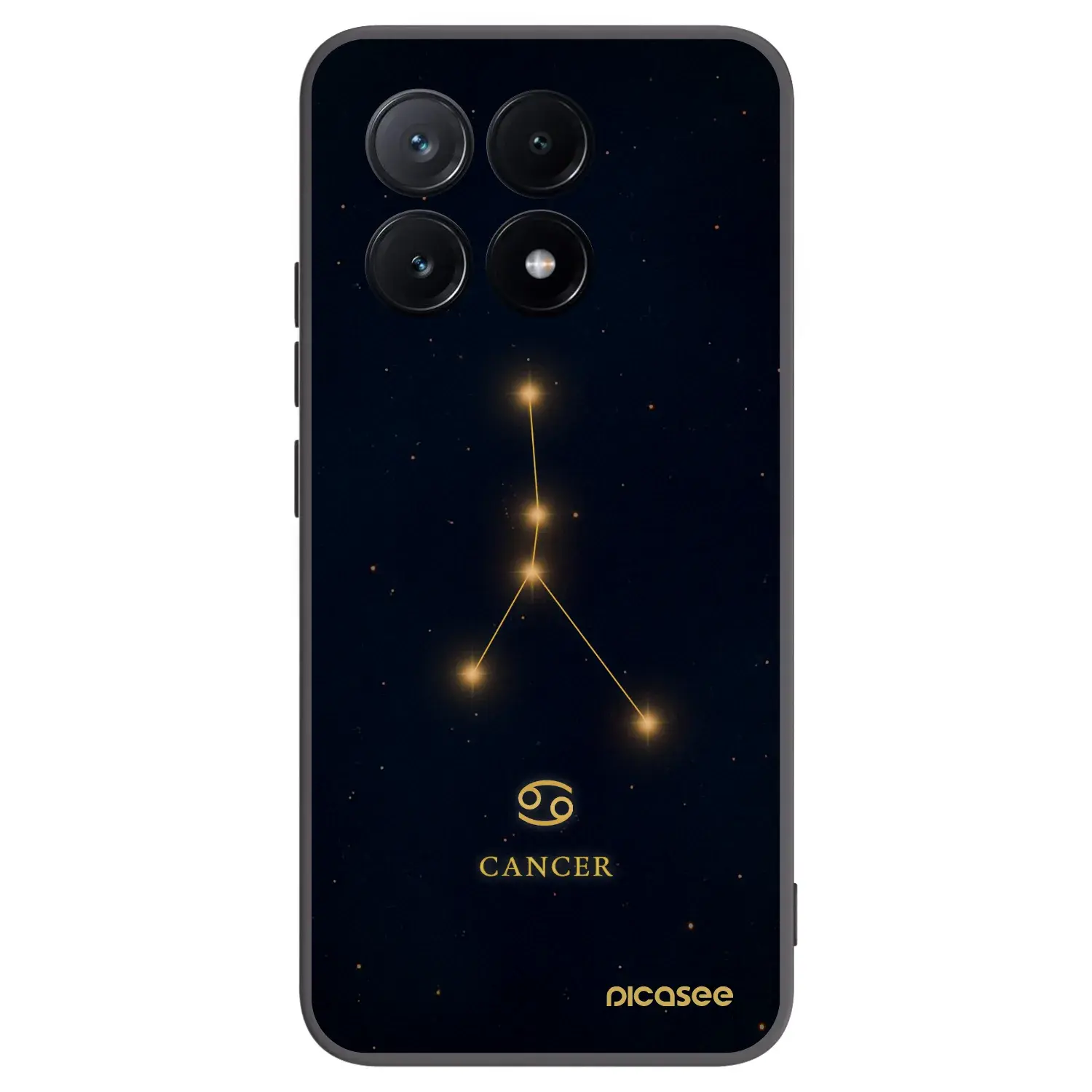 Silikonový černý obal pro Xiaomi Poco X6 Pro - CANCER