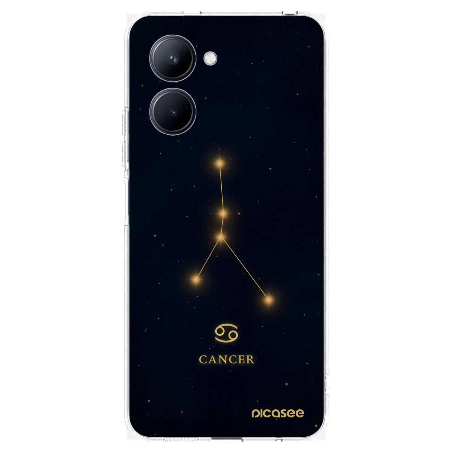 Silikonový průhledný obal pro Realme C33 (2023) - CANCER