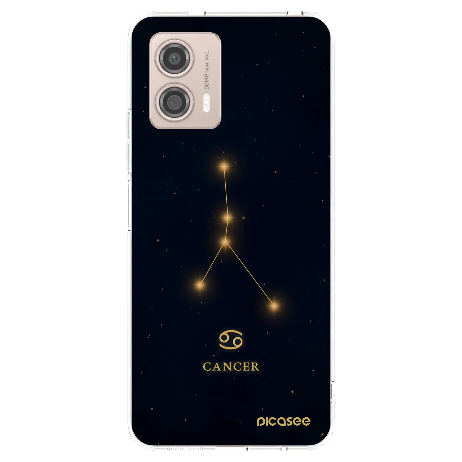 Silikonový průhledný obal pro Motorola Moto G53 5G - CANCER