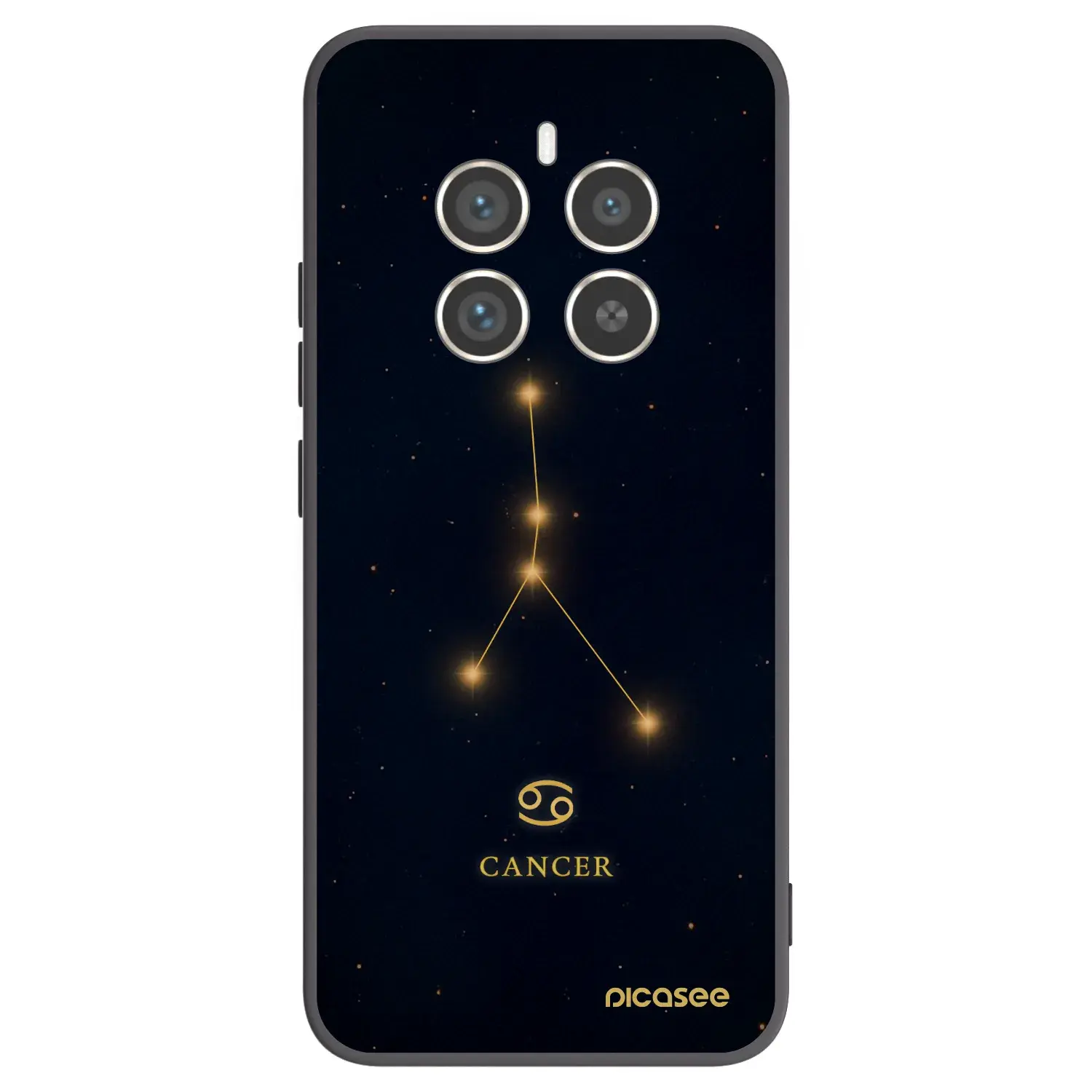 Silikonový černý obal pro Realme 12 Pro 5G - CANCER