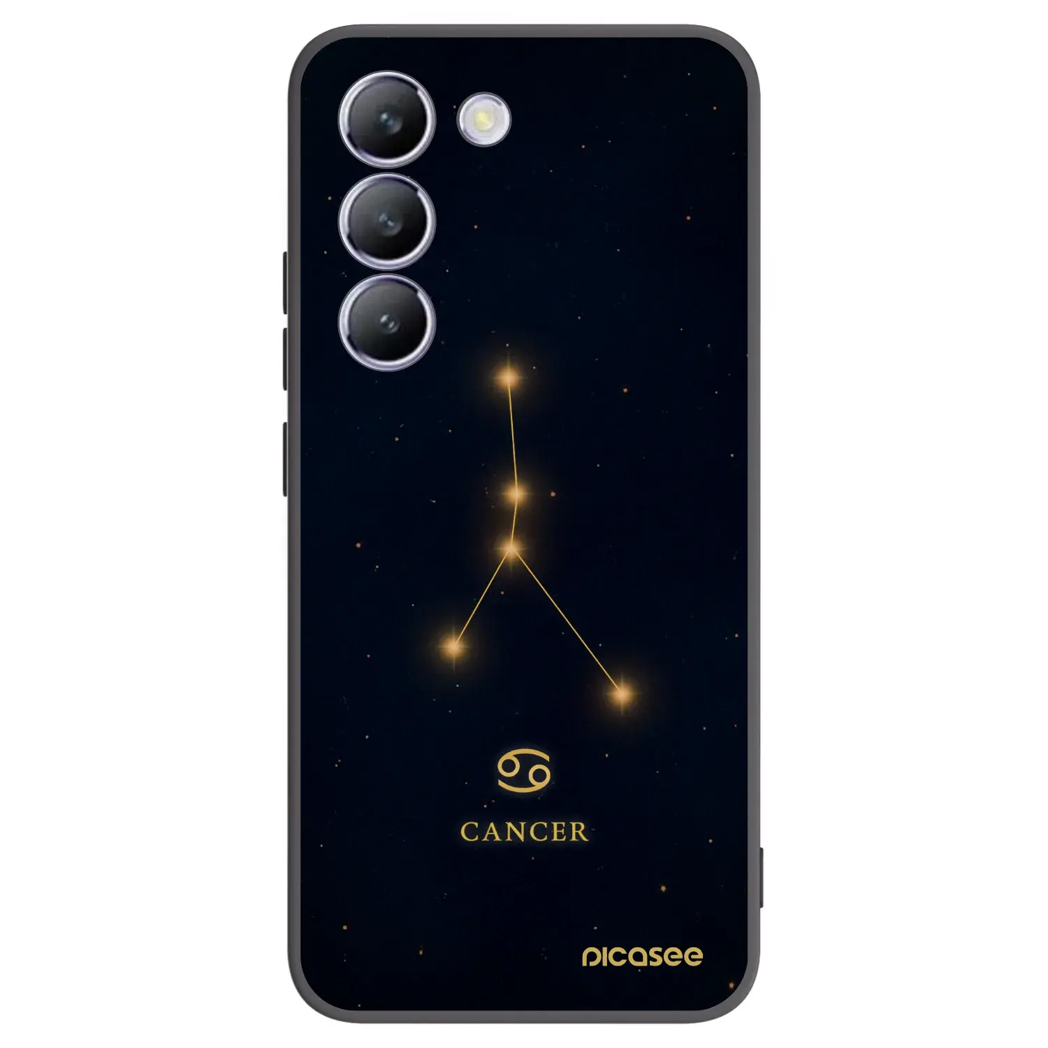 Silikonový černý obal pro Vivo V40 SE 5G - CANCER