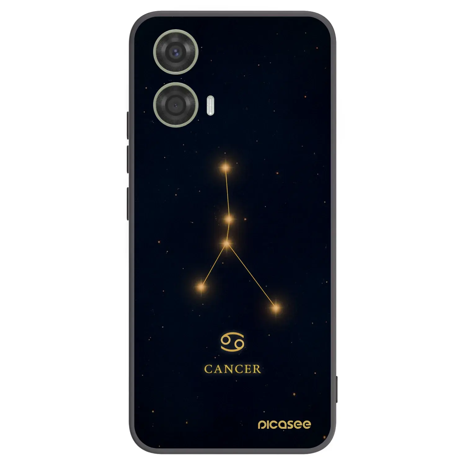 Silikonový černý obal pro Motorola Moto G24 - CANCER