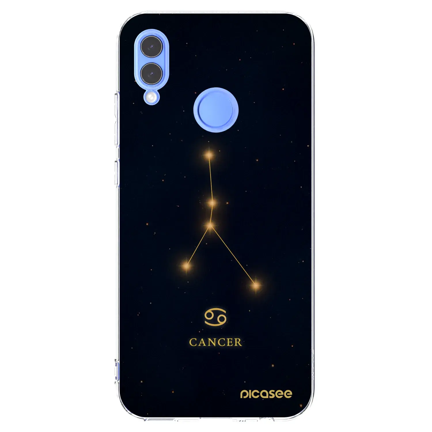 Silikonový průhledný obal pro Honor 10 Lite - CANCER