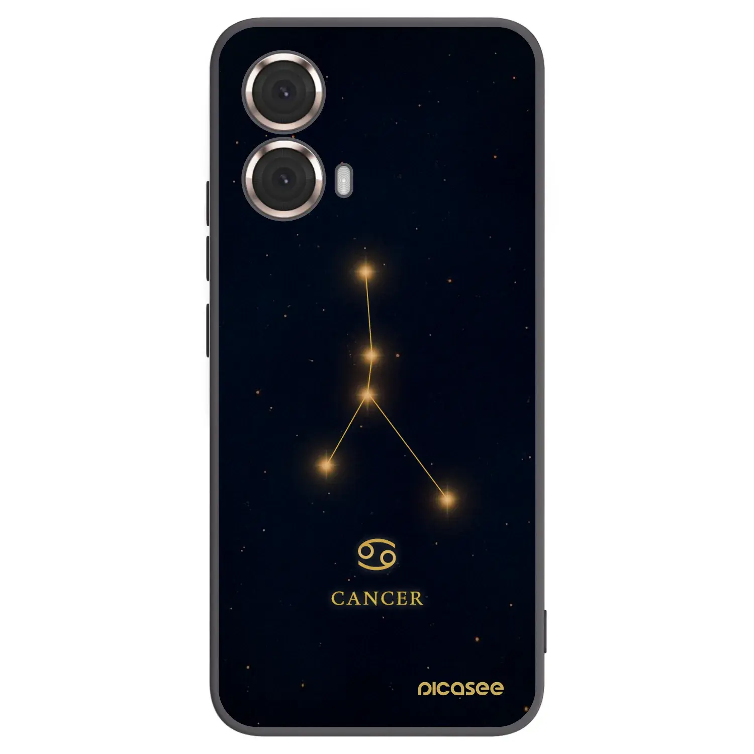 Silikonový černý obal pro Motorola Moto G85 - CANCER