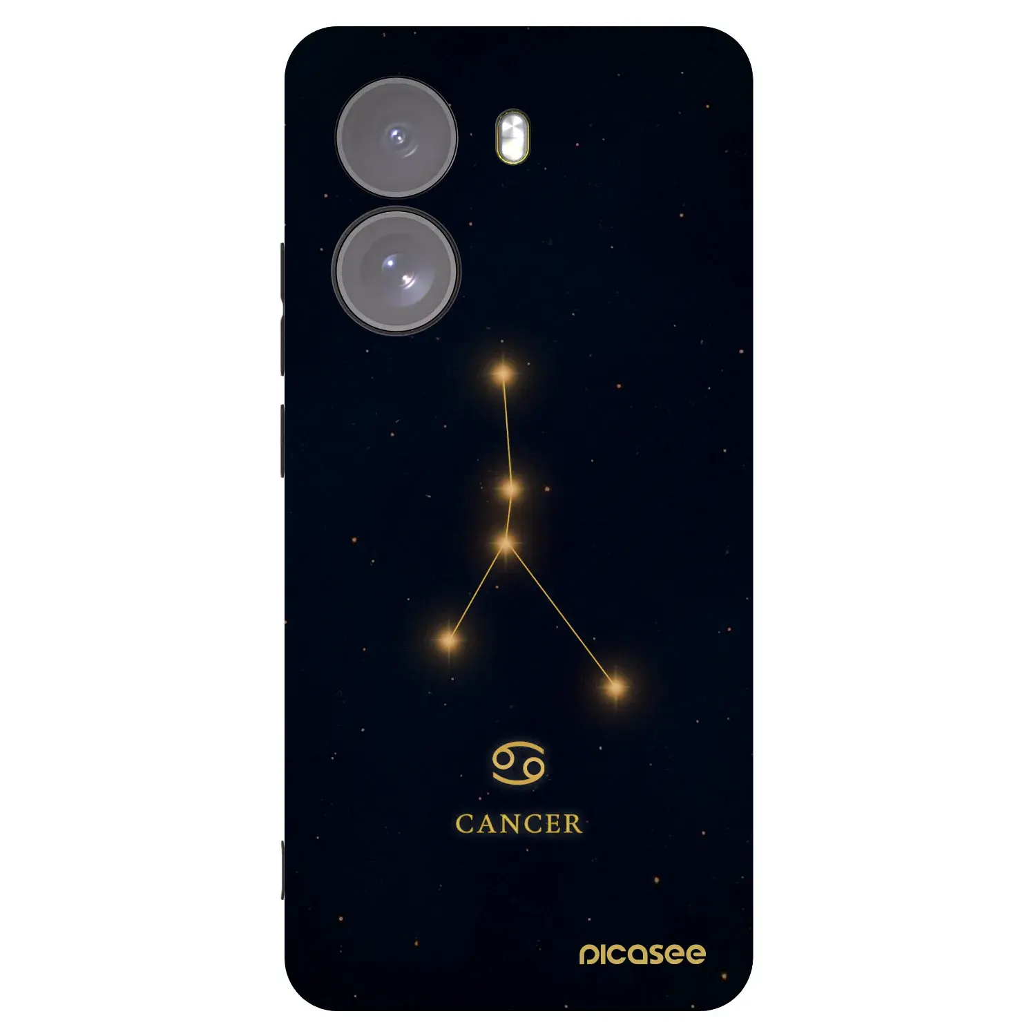 Silikonový černý obal pro Xiaomi Poco X7 - CANCER