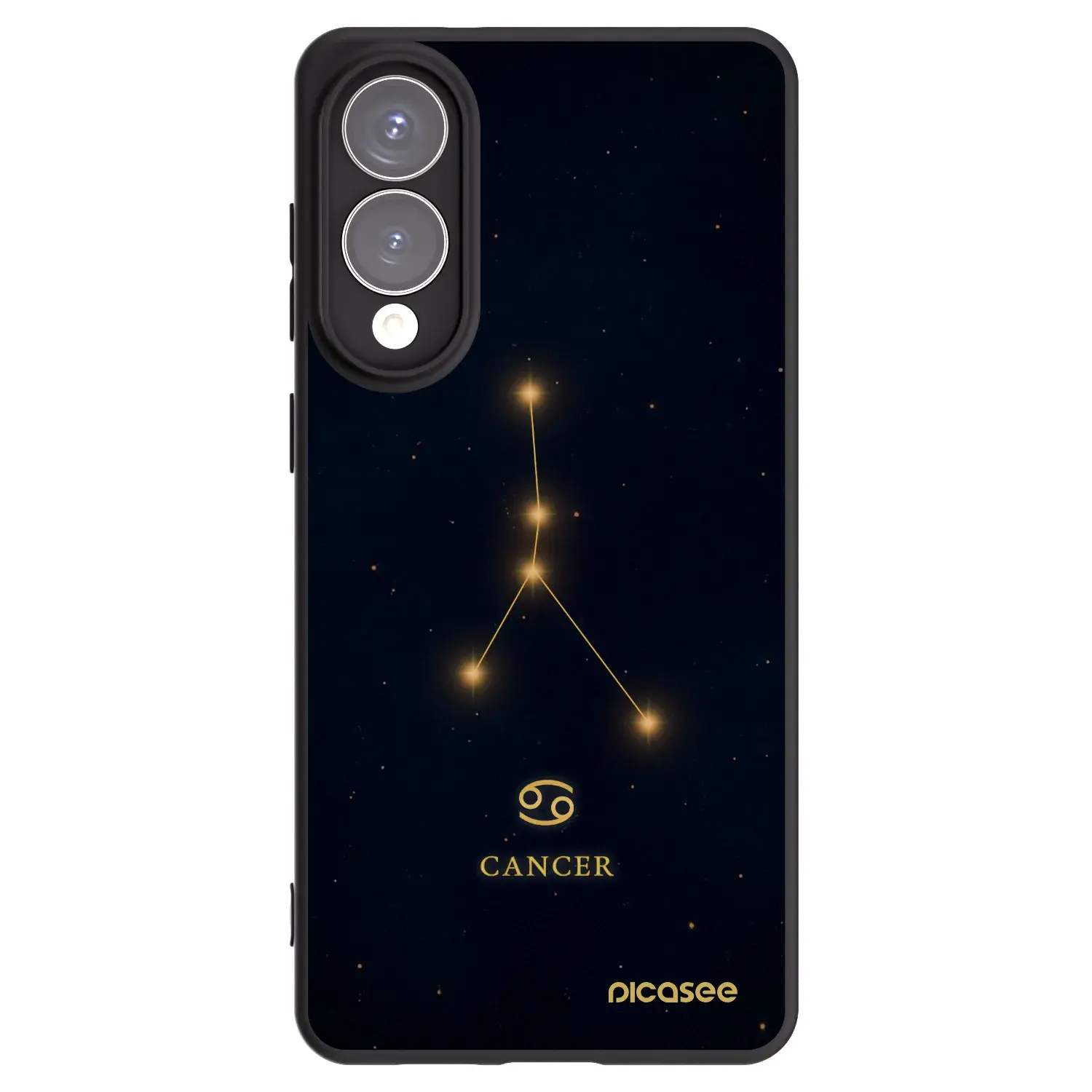 Silikonový černý obal pro Samsung Galaxy S25 Edge 5G - CANCER