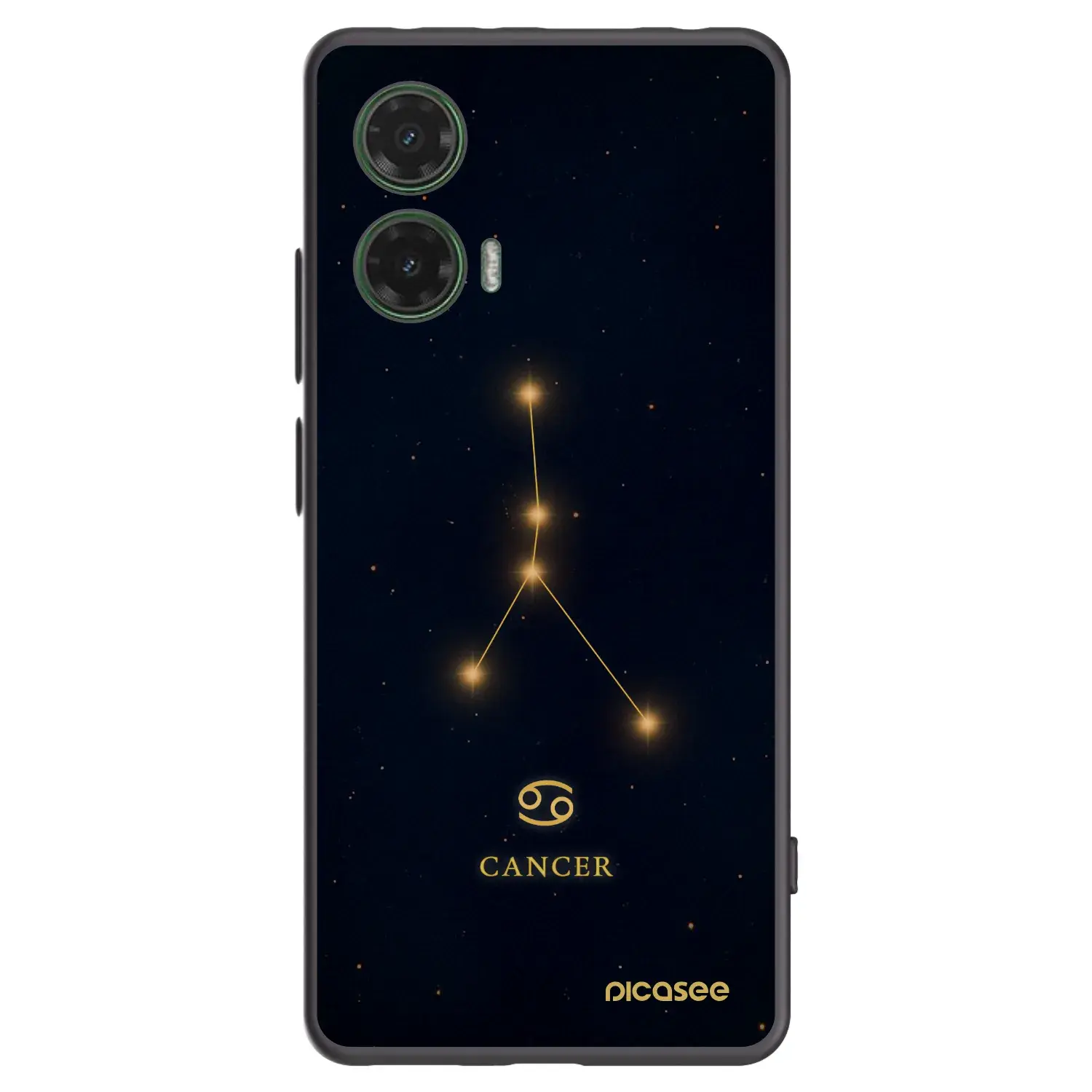 Silikonový černý obal pro Motorola Moto G35 5G - CANCER