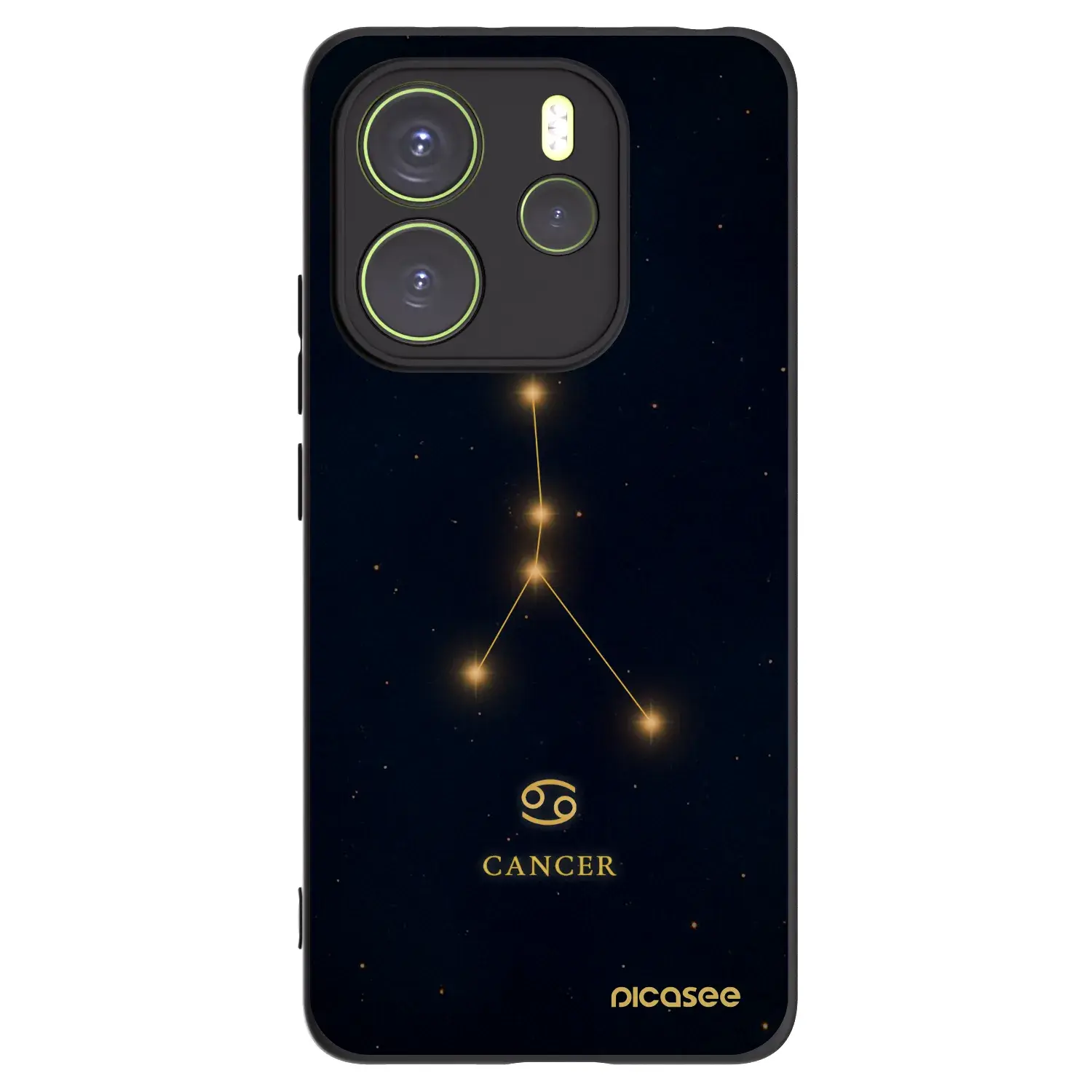 Silikonový černý obal pro Xiaomi Redmi Note 14 4G - CANCER