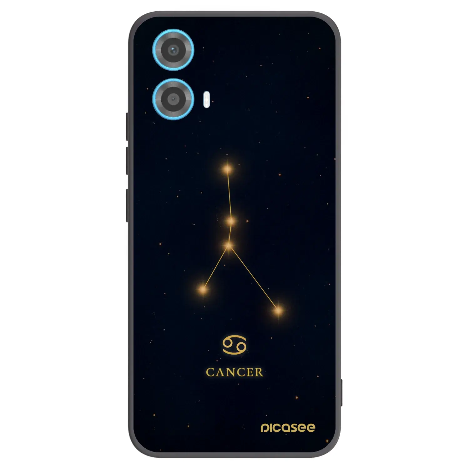 Silikonový černý obal pro Motorola Moto G34 5G - CANCER