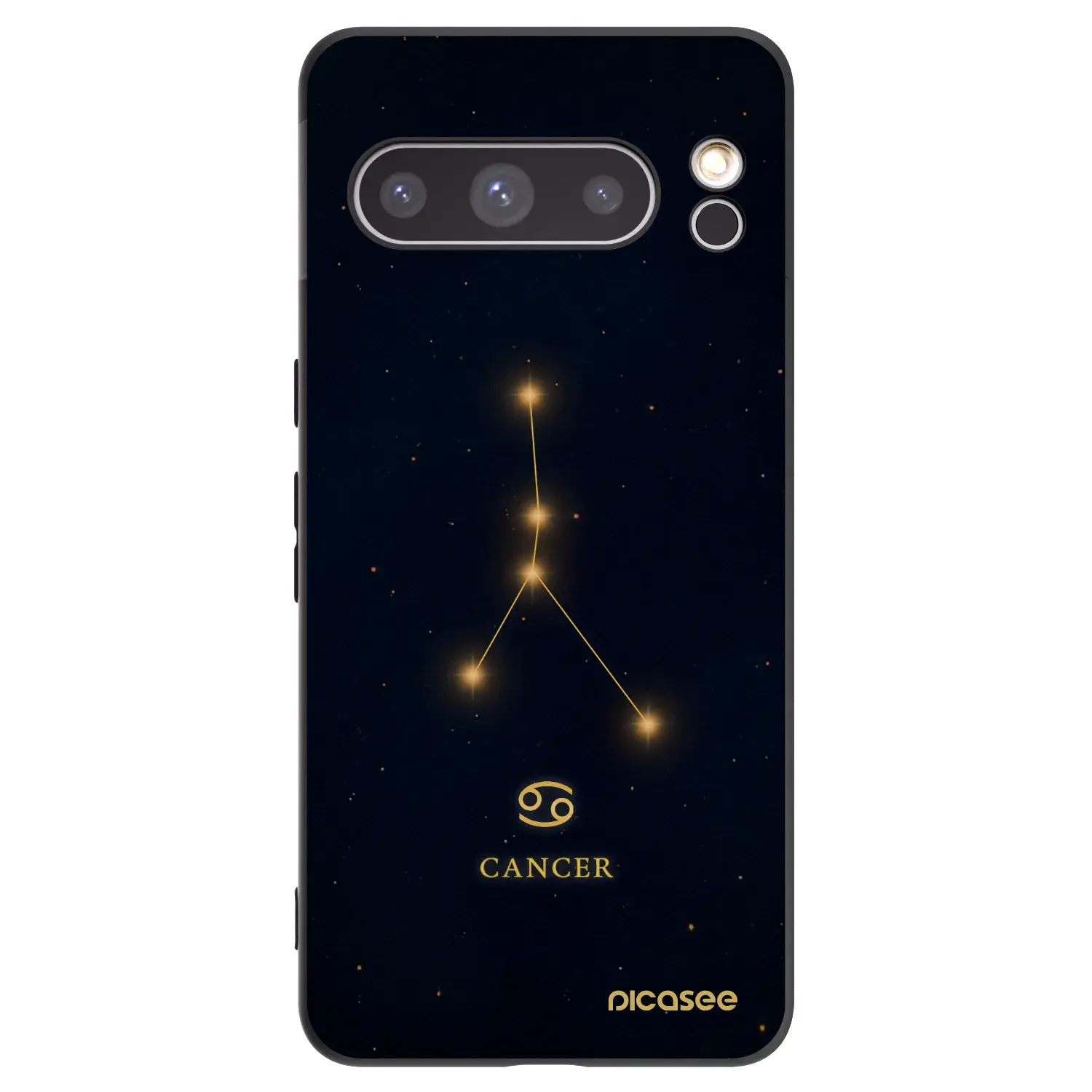 Silikonový černý obal pro Google Pixel 8 Pro - CANCER