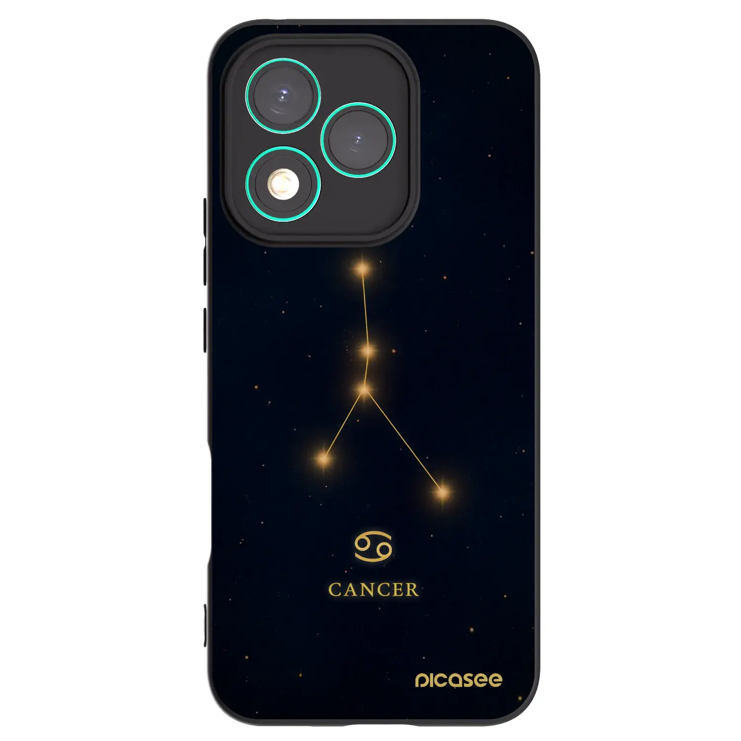 Silikonový černý obal pro Honor 400 Lite 5G - CANCER