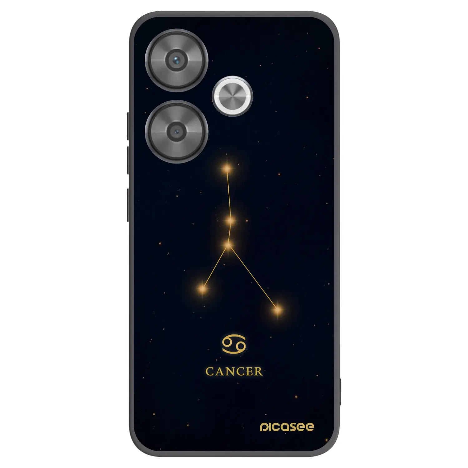 Silikonový černý obal pro Xiaomi Poco F6 - CANCER