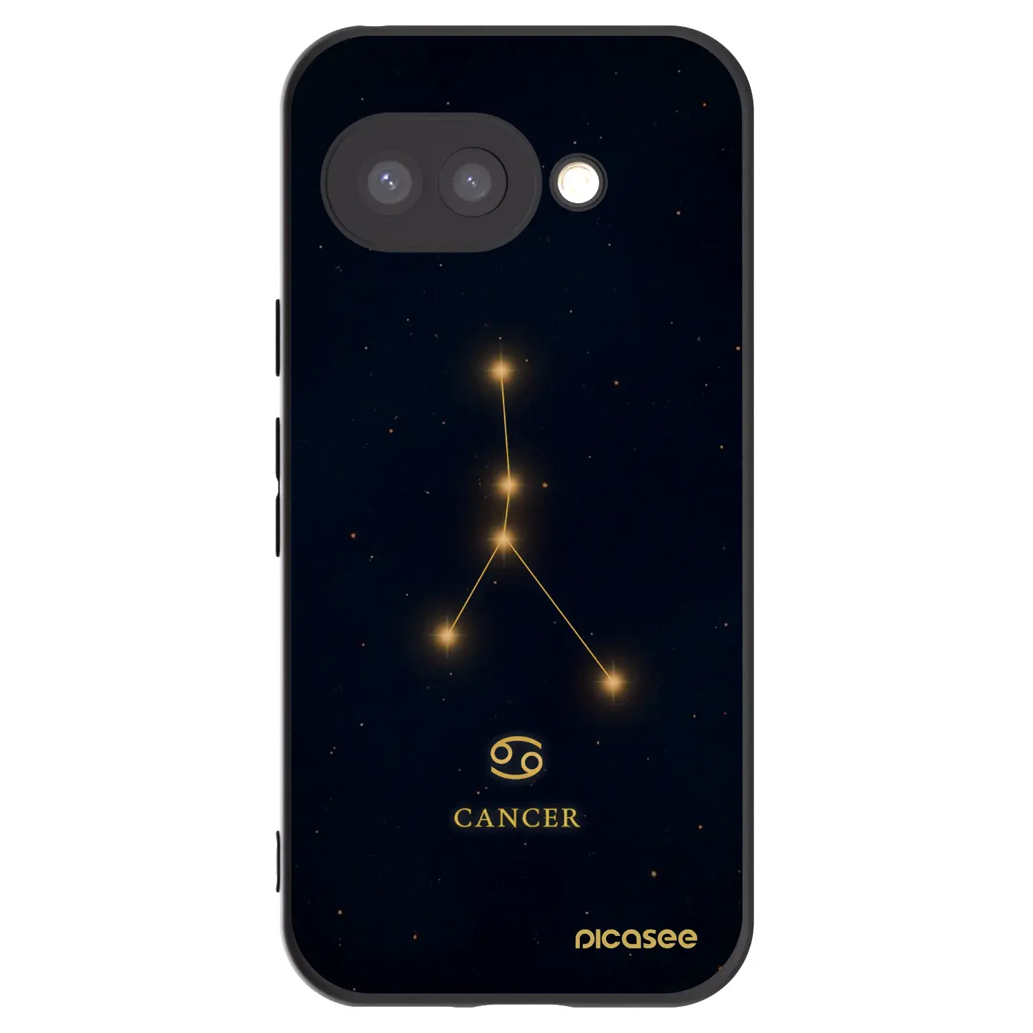 Silikonový černý obal pro Google Pixel 9a - CANCER
