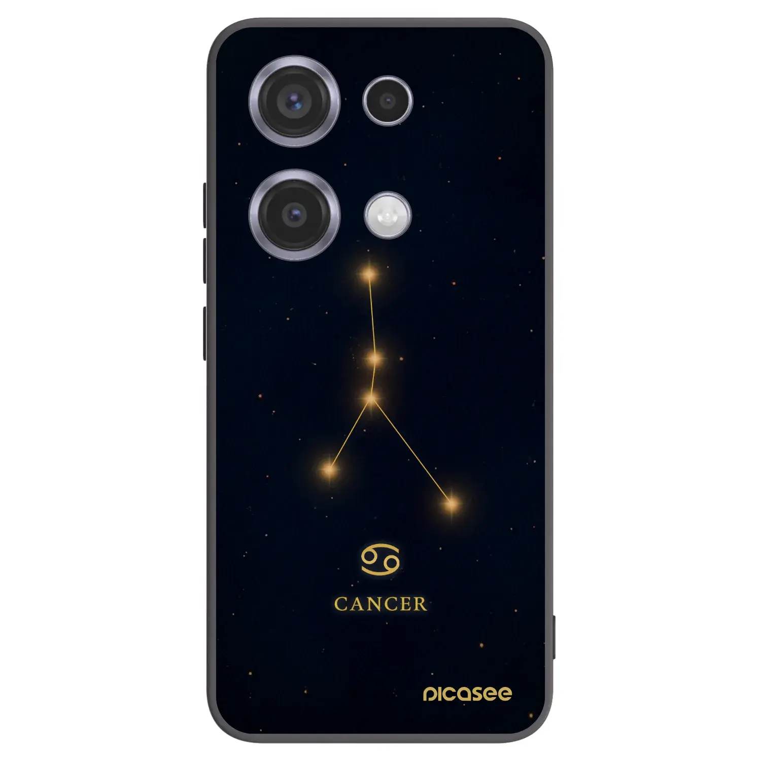 Silikonový černý obal pro Xiaomi Redmi Note 14S - CANCER