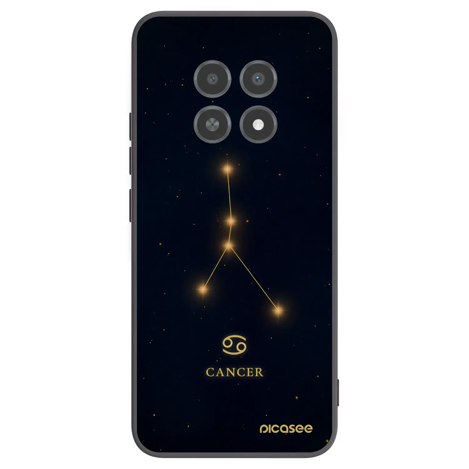 Silikonový černý obal pro Realme 12X - CANCER
