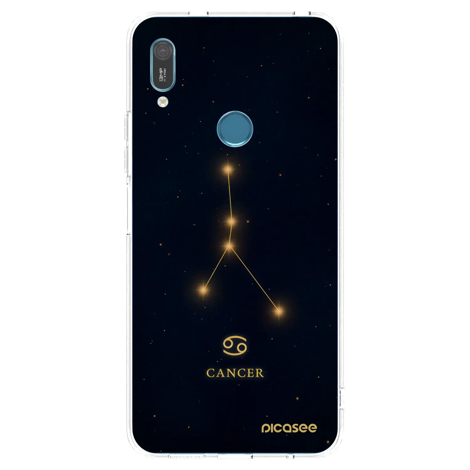 Silikonový průhledný obal pro Huawei Y6 2019 - CANCER