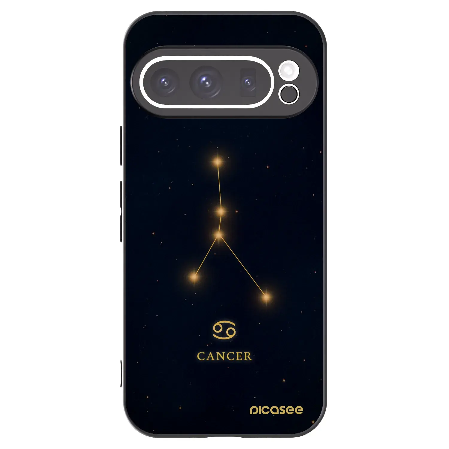 Silikonový černý obal pro Google Pixel 9 Pro XL - CANCER