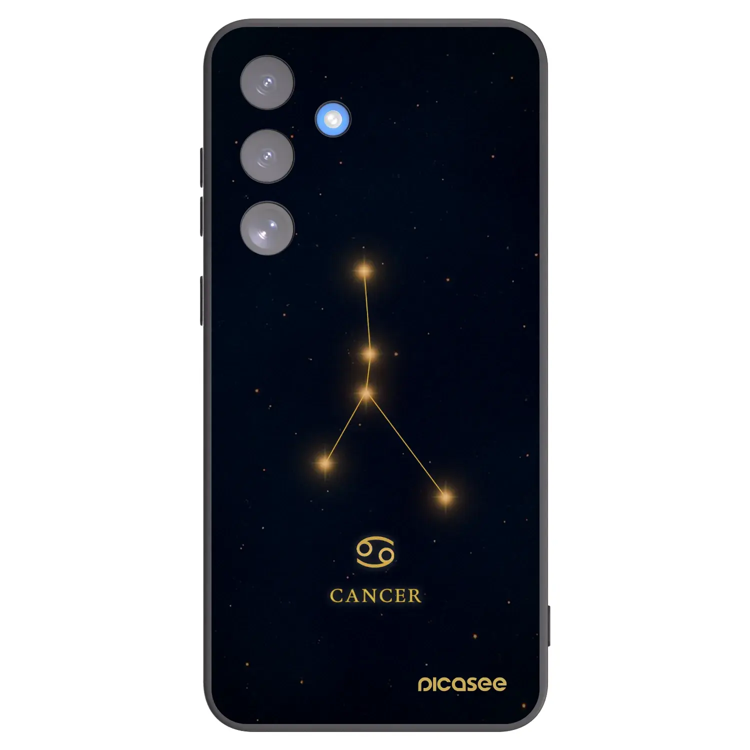 Silikonový černý obal pro Samsung Galaxy S25 FE 5G - CANCER