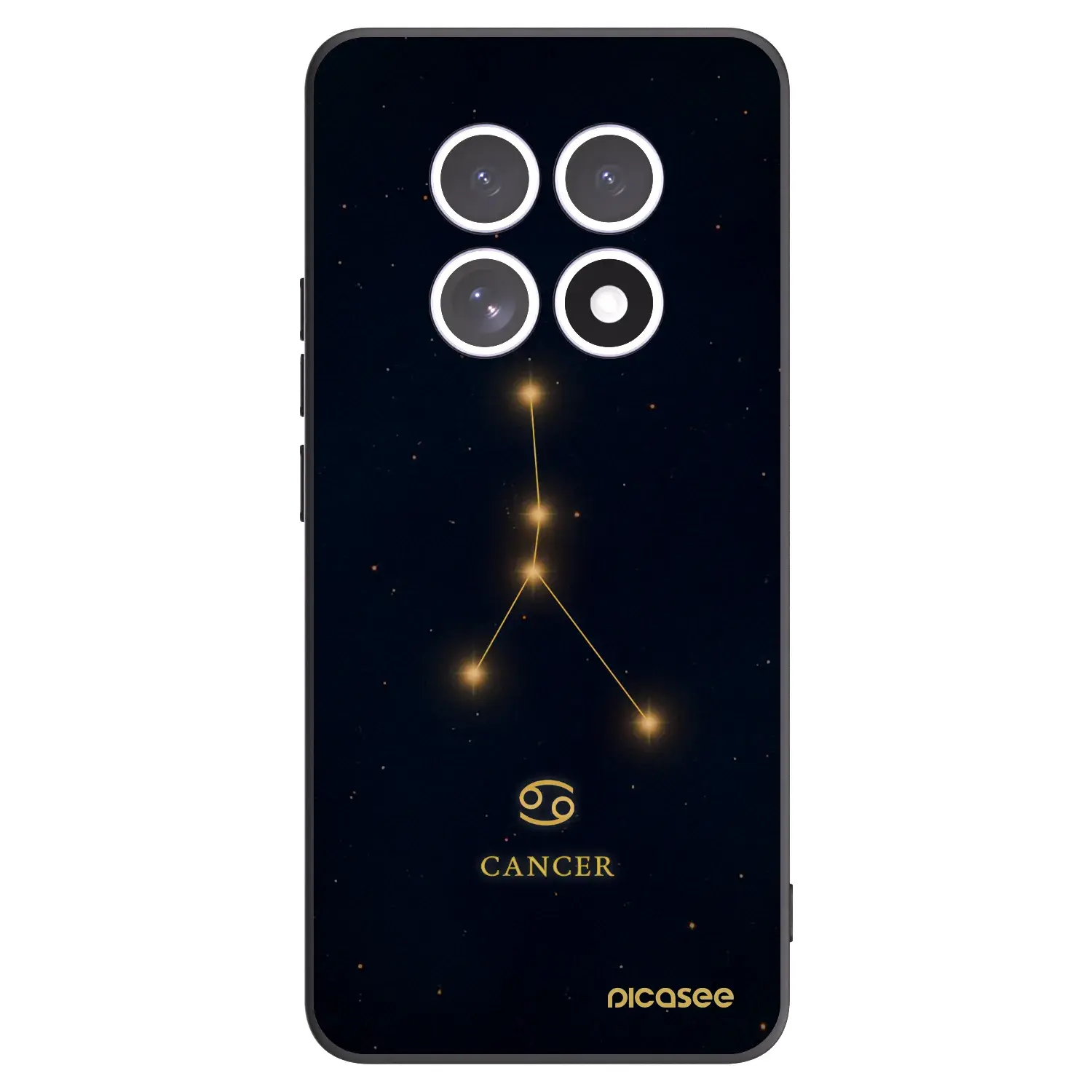 Silikonový černý obal pro Xiaomi Redmi Note 15 4G - CANCER