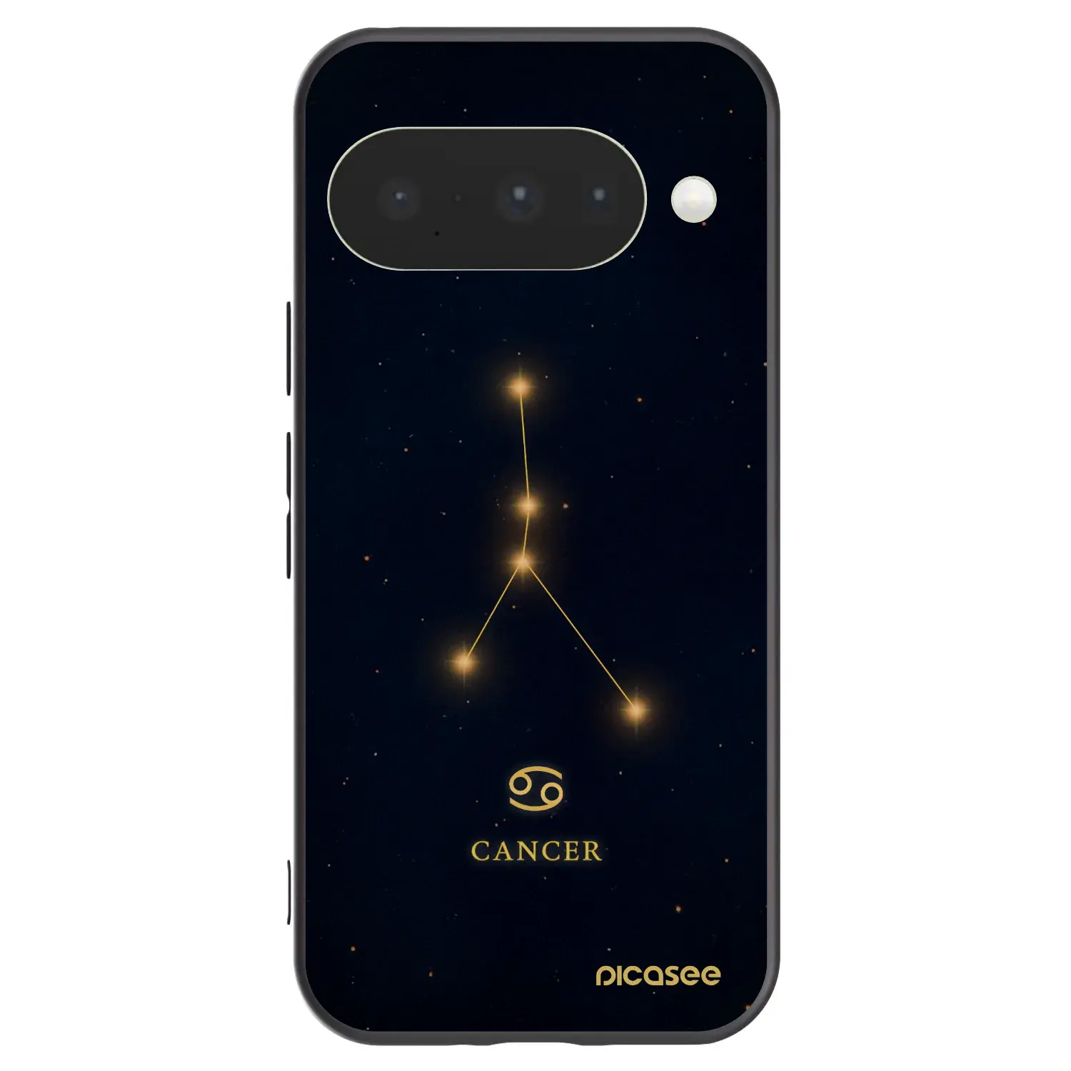 Silikonový černý obal pro Google Pixel 10 - CANCER