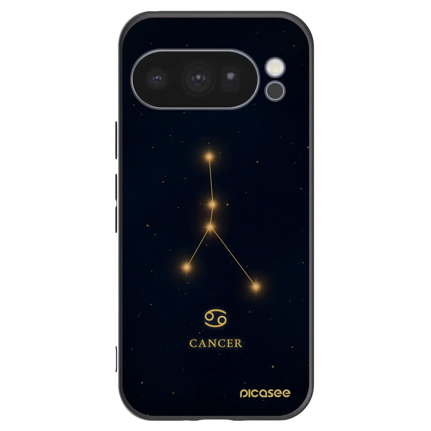 Silikonový černý obal pro Google Pixel 10 Pro - CANCER