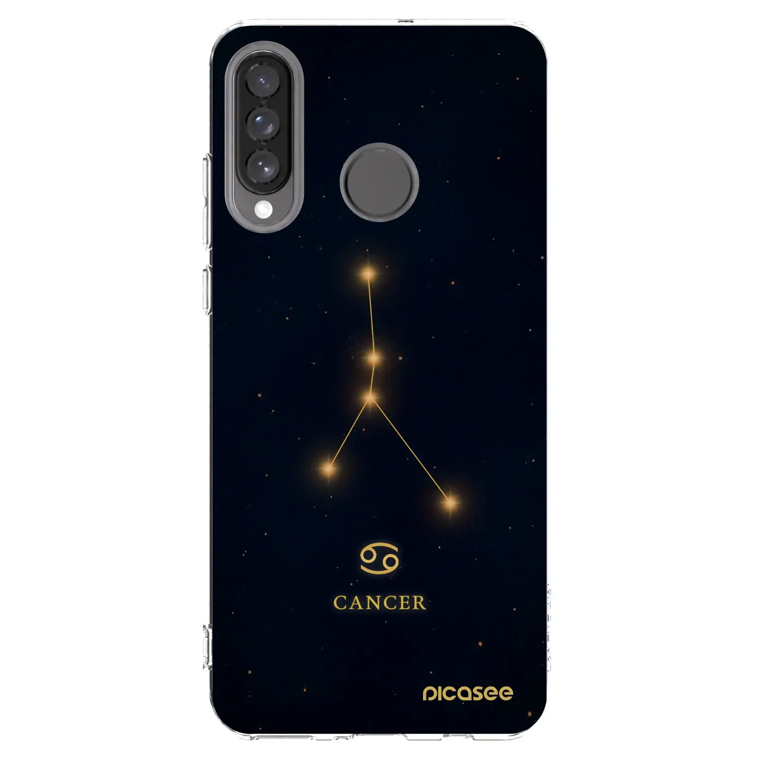 Silikonový průhledný obal pro Huawei P30 Lite - CANCER