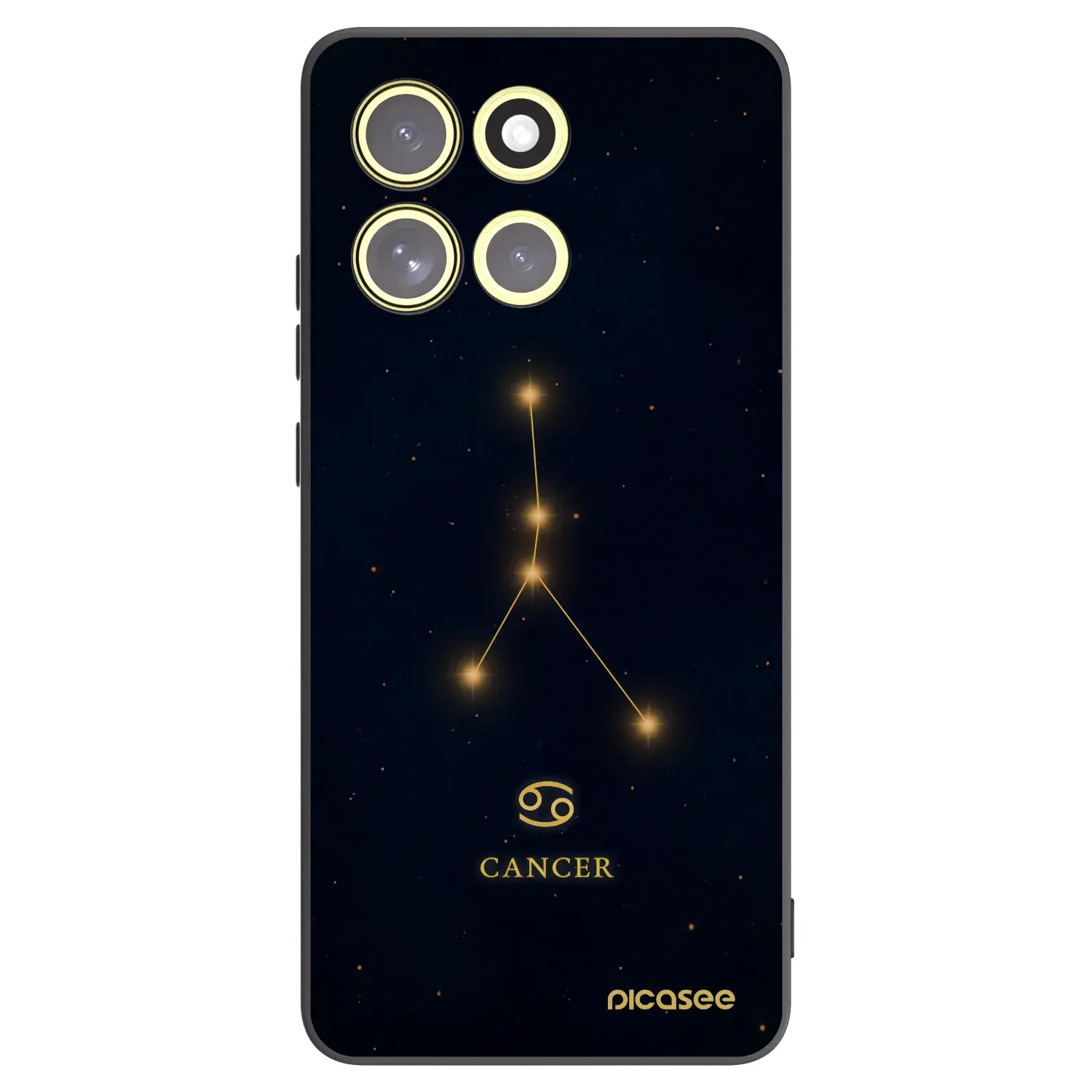 Silikonový černý obal pro Motorola Moto G86 Power 5G - CANCER
