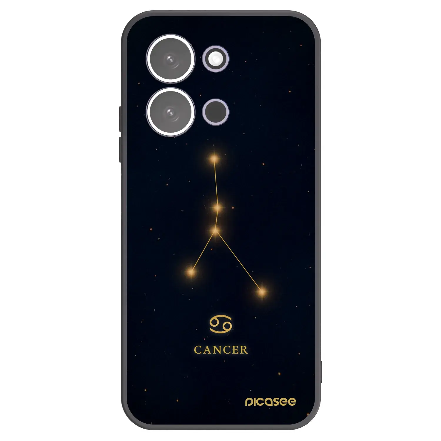 Silikonový černý obal pro Xiaomi Redmi 15C 5G - CANCER