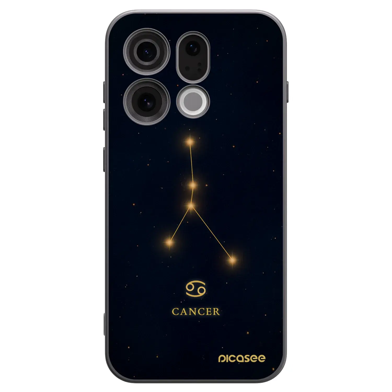 Silikonový černý obal pro OPPO Find X9 - CANCER