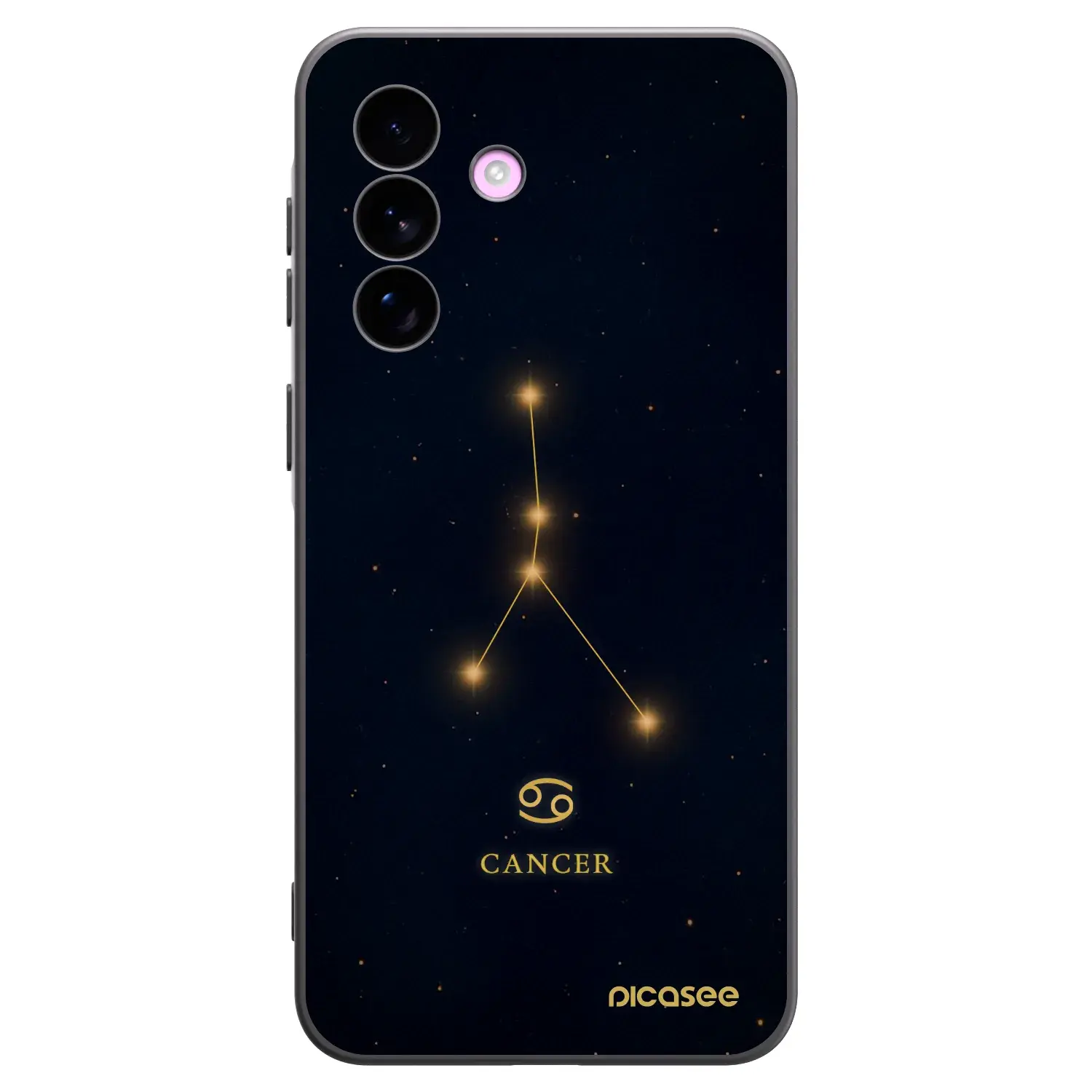 Silikonový černý obal pro Samsung Galaxy A57 5G - CANCER