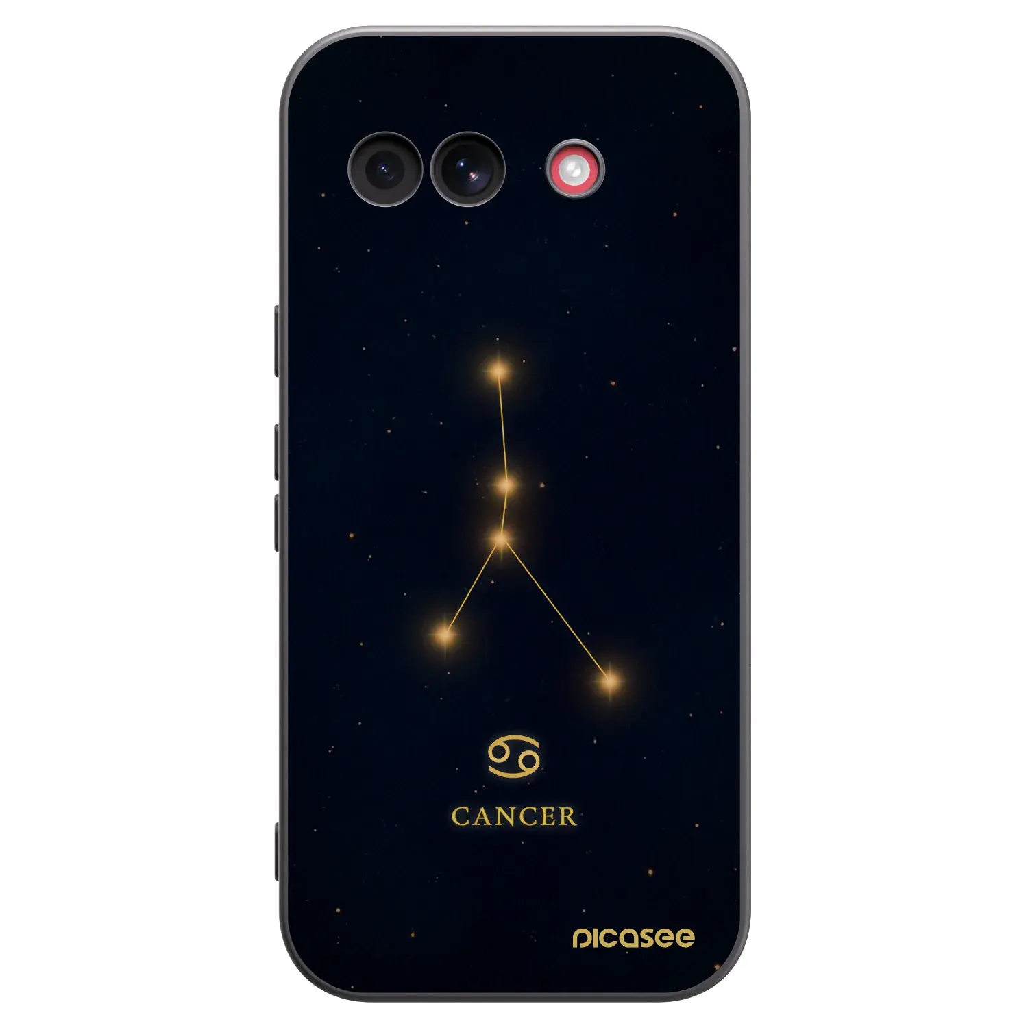 Silikonový černý obal pro Google Pixel 10a - CANCER