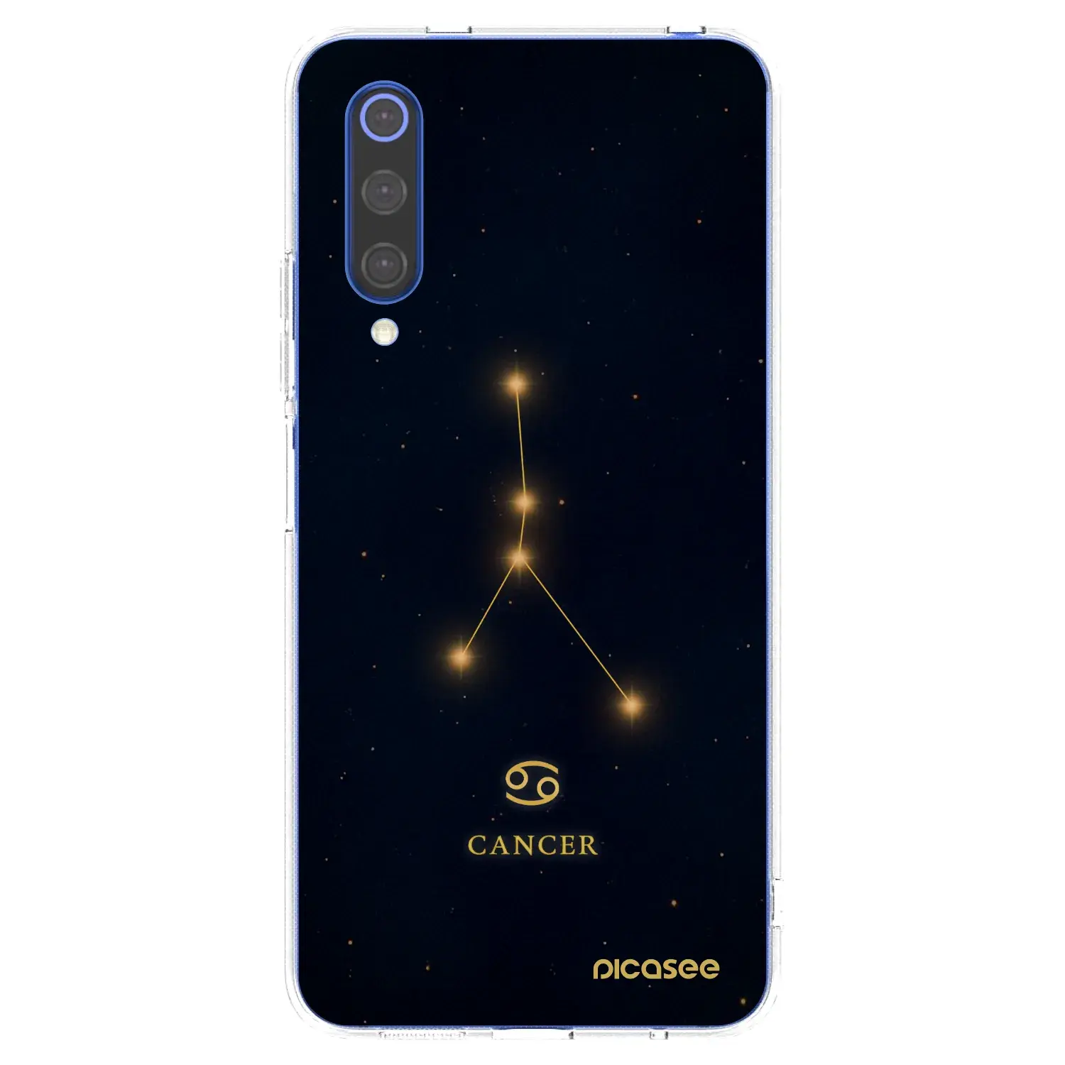 Silikonový průhledný obal pro Xiaomi Mi 9 SE - CANCER