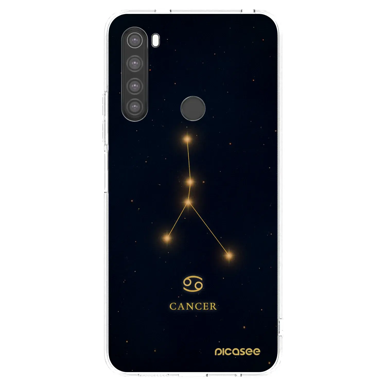 Silikonový průhledný obal pro Xiaomi Redmi Note 8 - CANCER