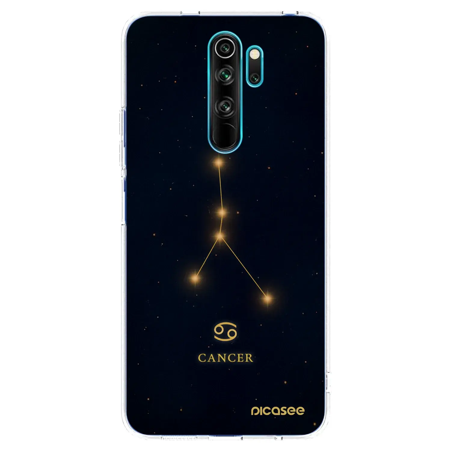 Silikonový průhledný obal pro Xiaomi Redmi Note 8 Pro - CANCER