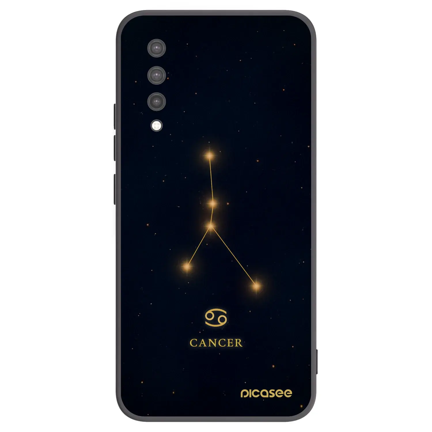 Silikonový černý obal pro Xiaomi Mi 9 Lite - CANCER