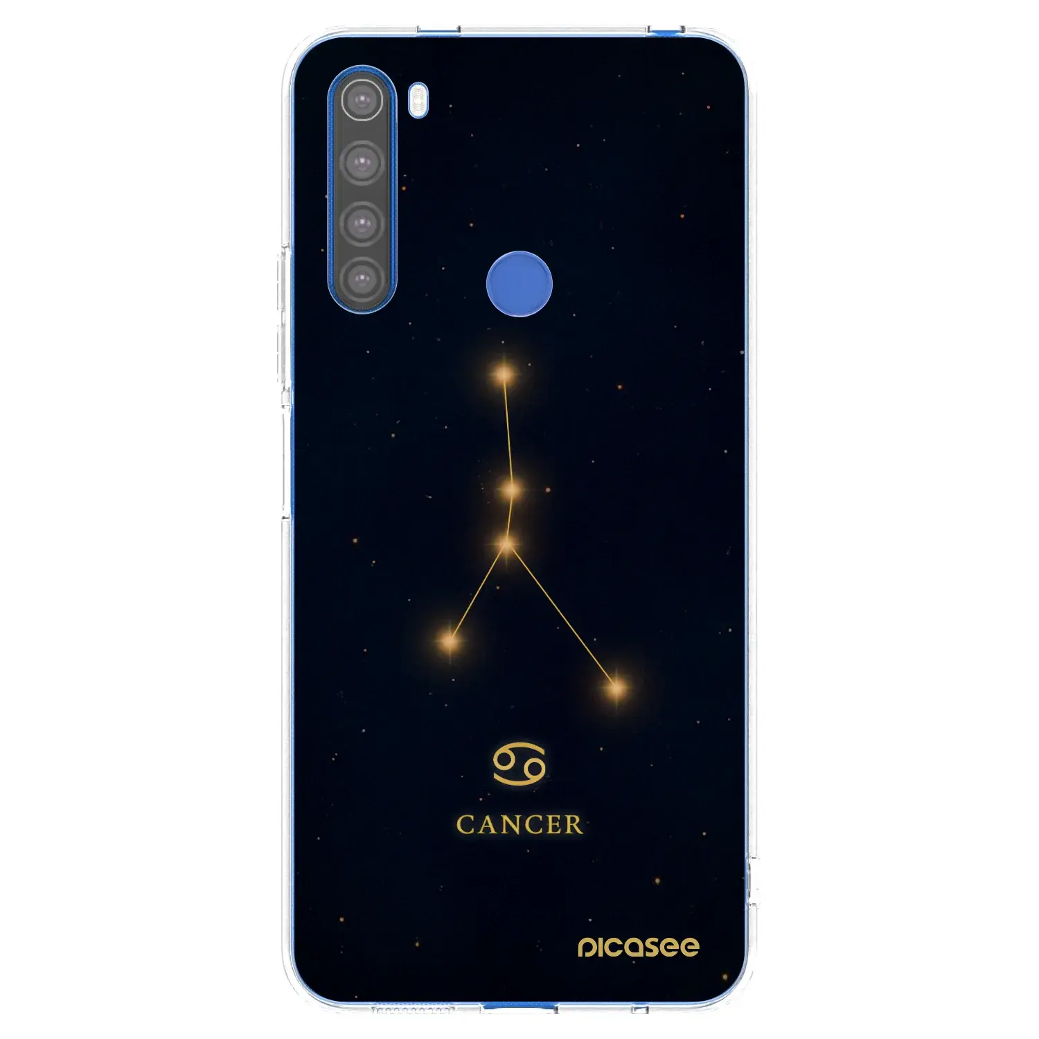Silikonový průhledný obal pro Xiaomi Redmi Note 8T - CANCER